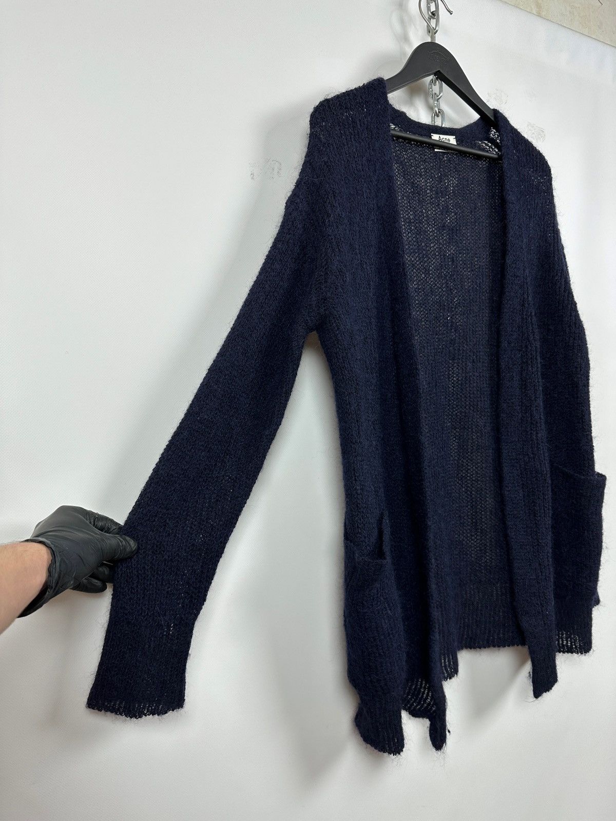 Acne Studios Acne Studios Priya Mohair Linen Alpaca Knitted Cardigan Size XS / US 0-2 / IT 36-38 - 10 Thumbnail