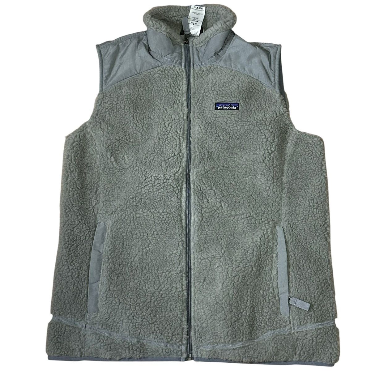 Patagonia NEW Patagonia Retro X Deep Pile Zip Vest Gray Womens XL Size XL / US 12-14 / IT 48-50 - 1 Thumbnail