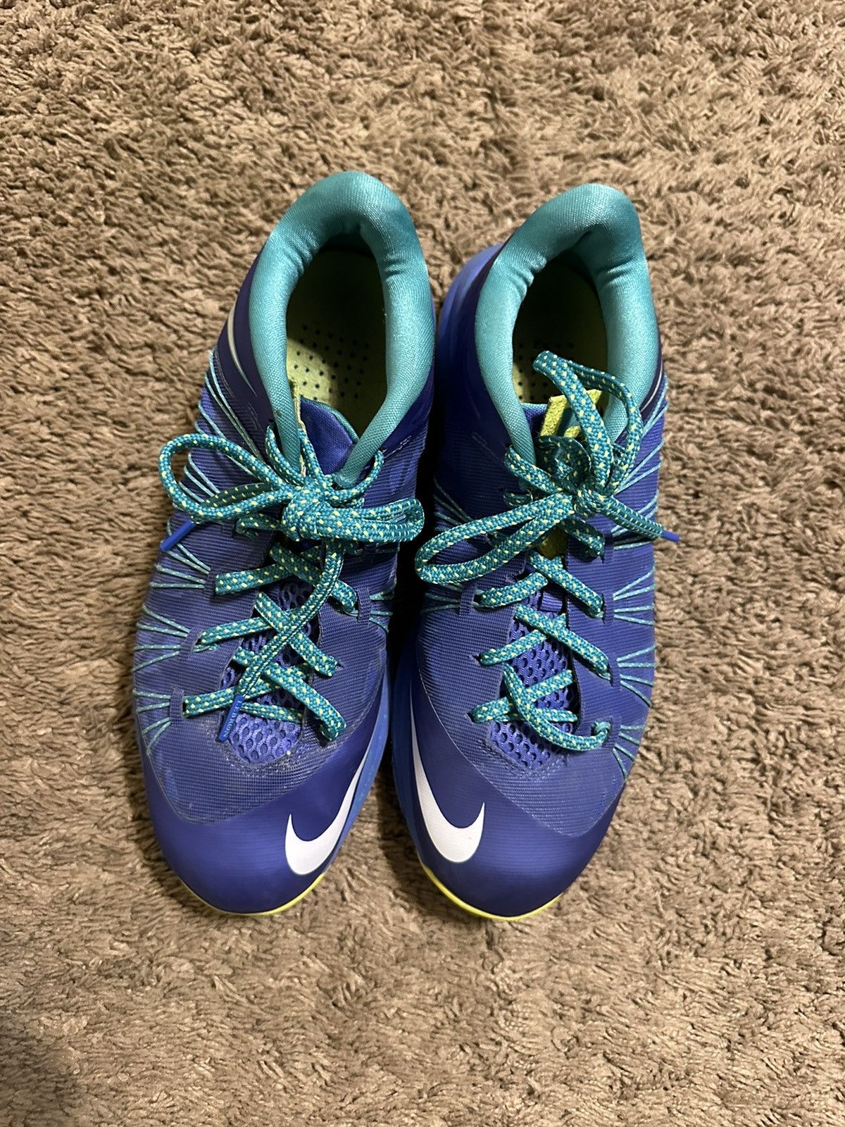Nike × Vintage Vintage Nike Lebron X low “sprite” 2013 size 9.5 Size US 9.5 / EU 42-43 - 11 Thumbnail