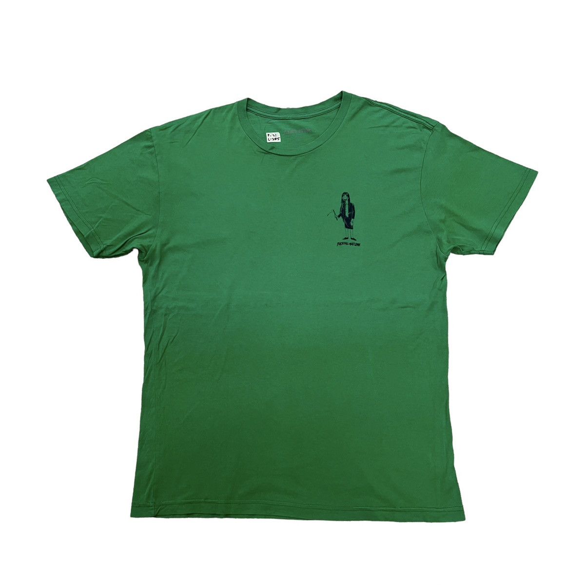 image of Fucking Awesome Horror Graphic American Skateboarding Tee in Green, Men's (Size Large)