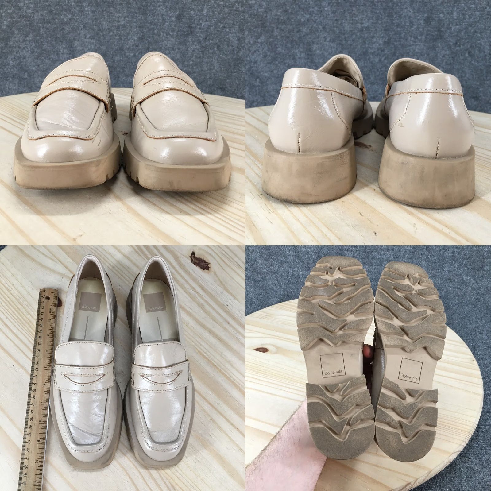 Dolce Vita Dolce Vita Women’s Elias Loafers Beige Slip On Casual Comfort Low Top Shoes Size M / US 6-8 / IT 42-44 - 8 Thumbnail