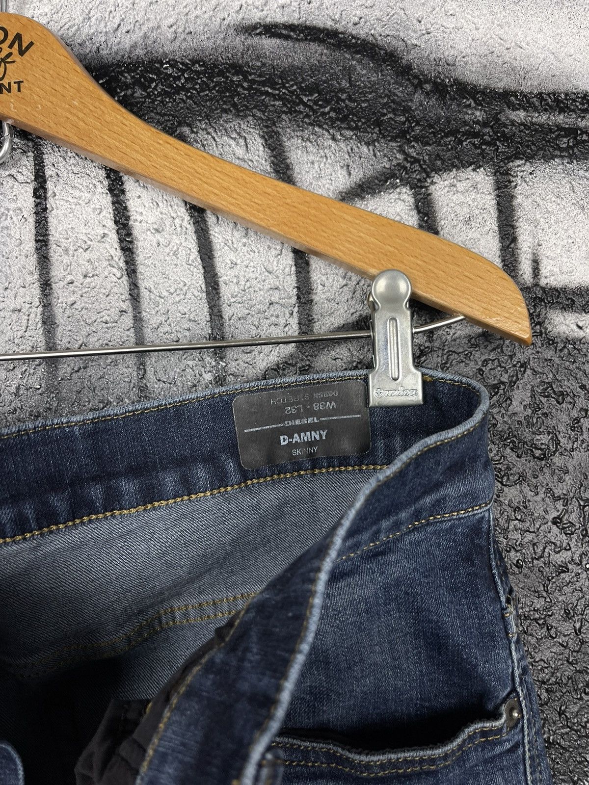 Designer × Diesel Diesel D-Amny Skinny Jeans Men’s Size W38 L32 Size US 38 / EU 54 - 11 Thumbnail