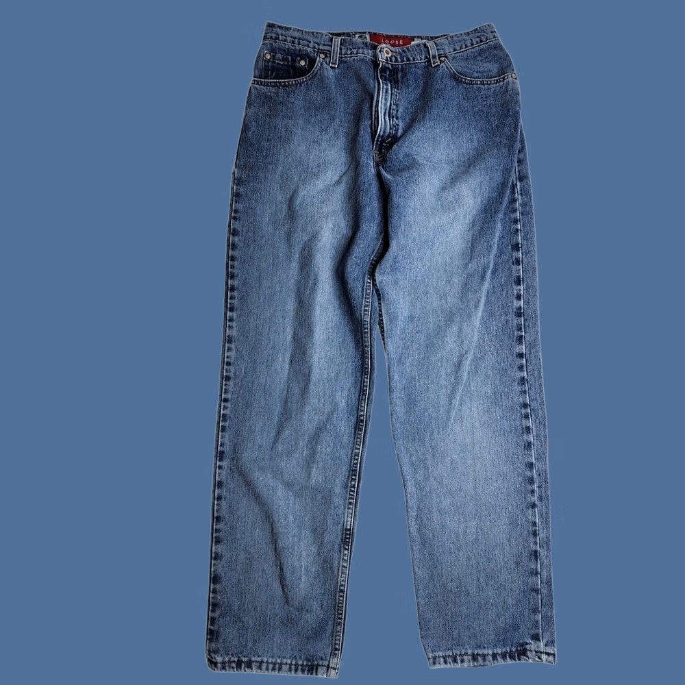 Levi's VINTAGE Levi's Silvertab Loose Denim Jeans High Rise Women's Size 14 Blue 32in WIST 31in Inseam Mens Womens Girls Size 36" / US 14 / IT 50 - 1 Thumbnail
