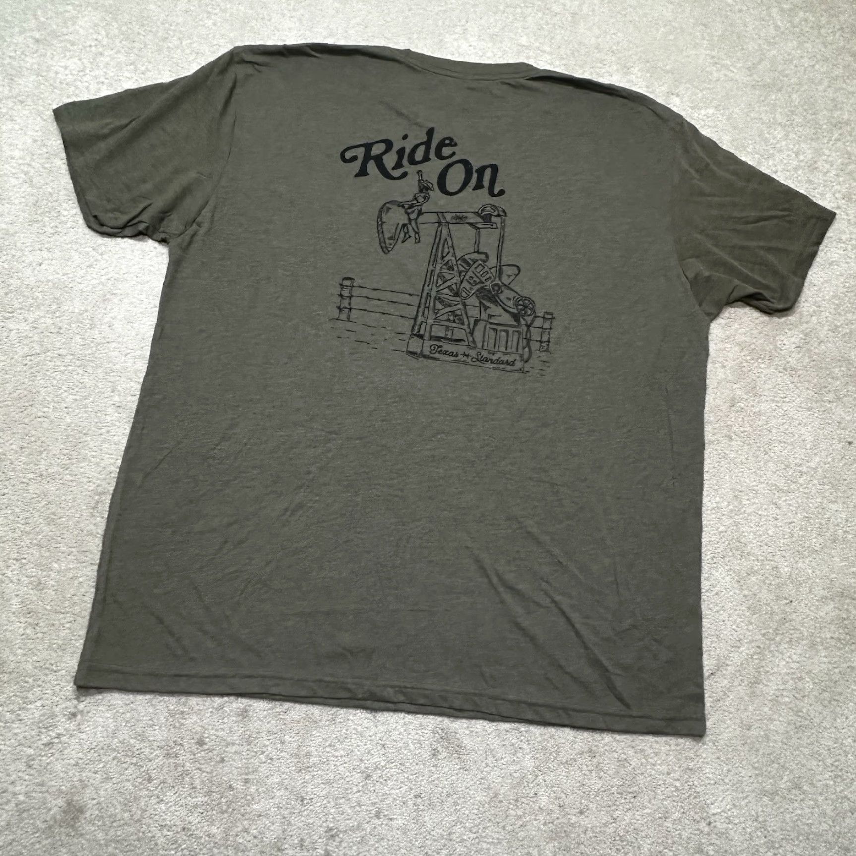 Doublet Texas Standard Shirt XL Green Double Sided Rodeo Oil Riggs Mens Size US XL / EU 56 / 4 - 4 Thumbnail