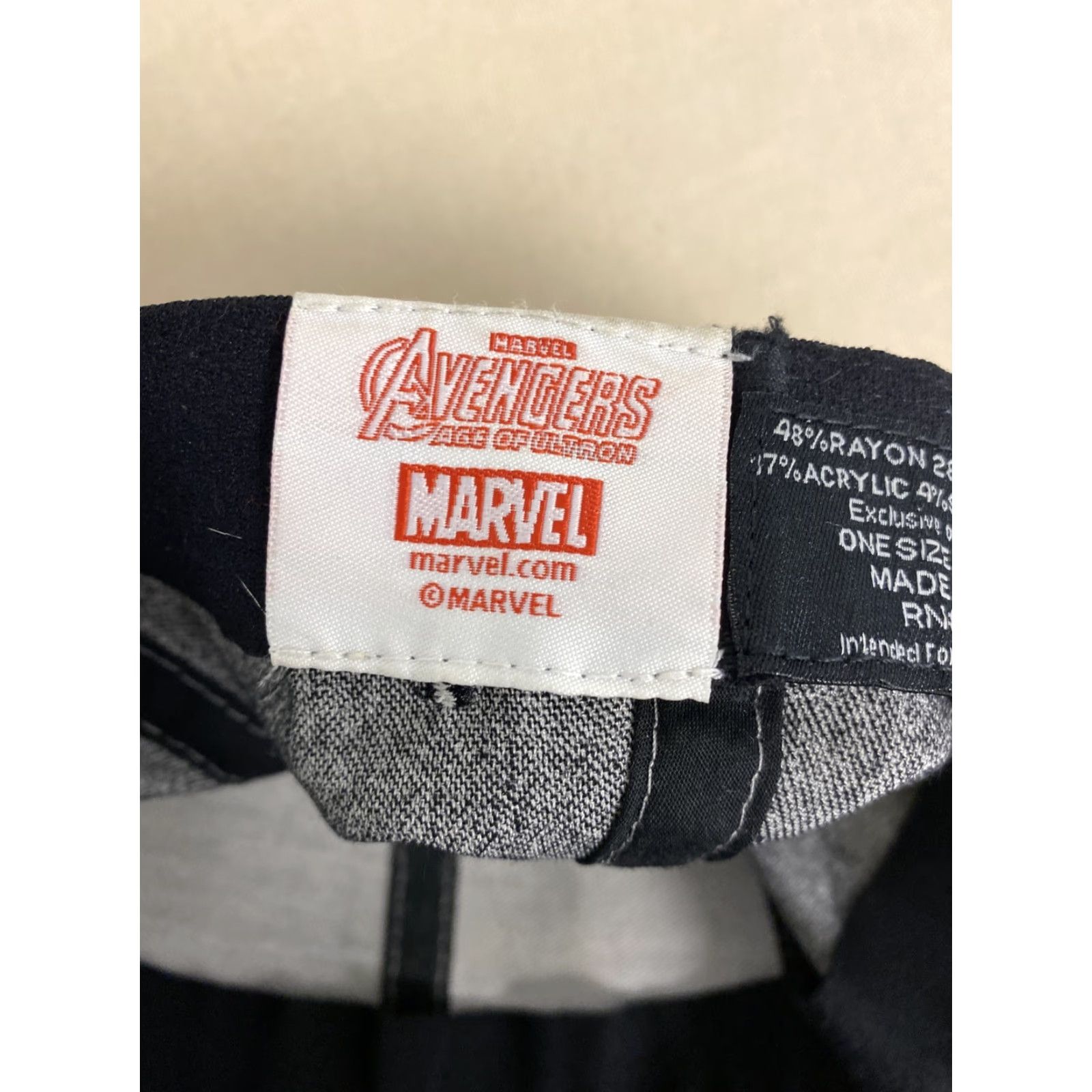 Vintage VINTAGE Marvel Avengers Baseball Cap Mens One Size Gray Cotton Blend Adjustable 2012 Promo/194 Size ONE SIZE - 7 Thumbnail