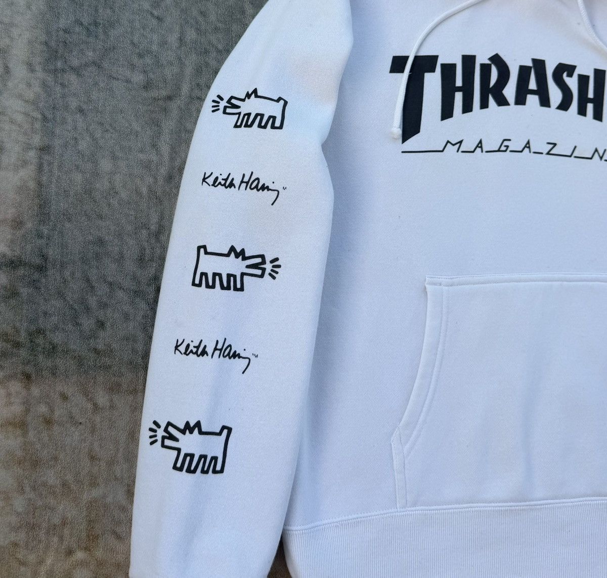 Thrasher Thrasher Magazine x Keith Haring Hoodie White Graphic Size US S / EU 44-46 / 1 - 5 Thumbnail