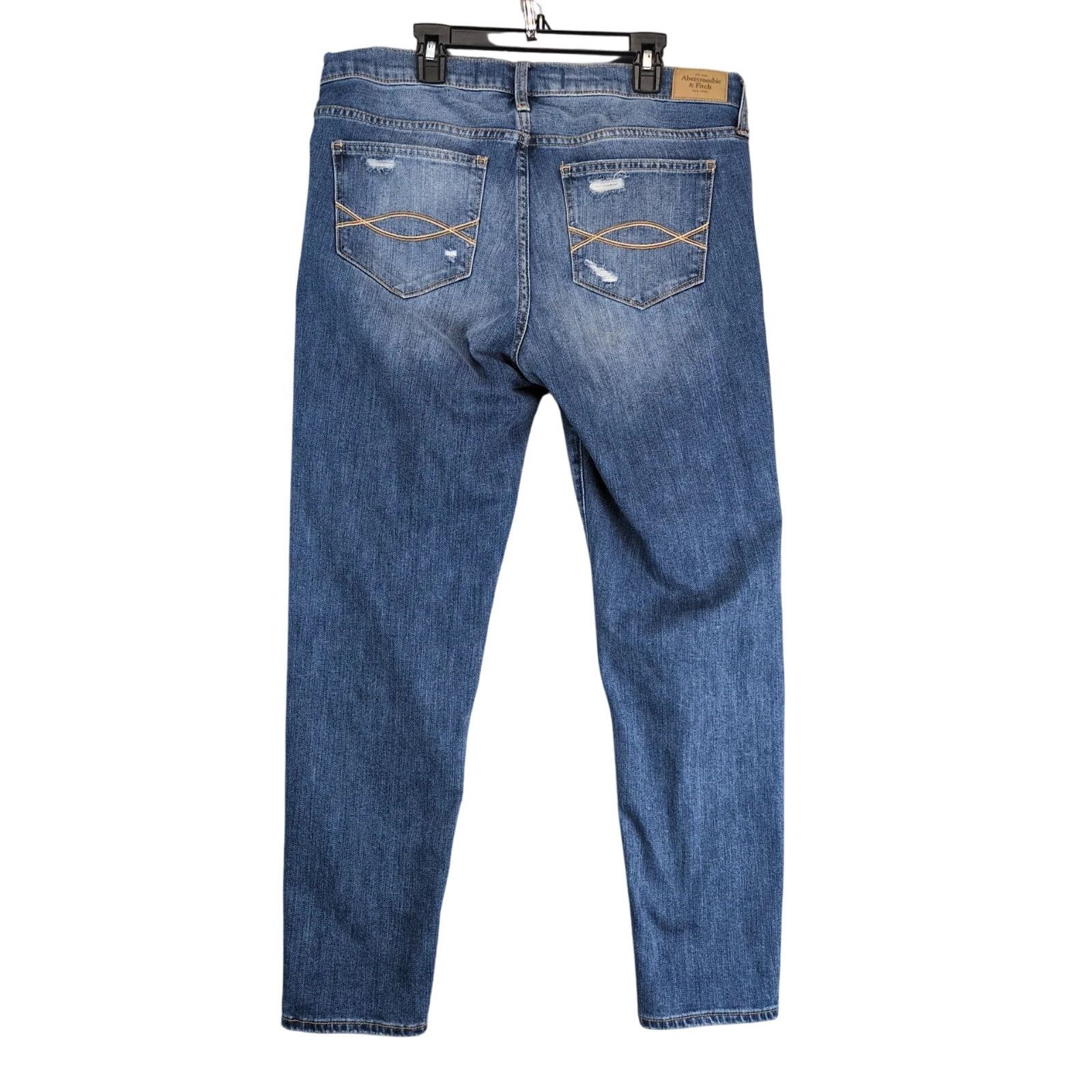 Abercrombie & Fitch Abercrombie & Fitch Destroyed Jeans Women's 8R 34x28" Ankle Size 30" / US 8 / IT 44 - 2 Thumbnail