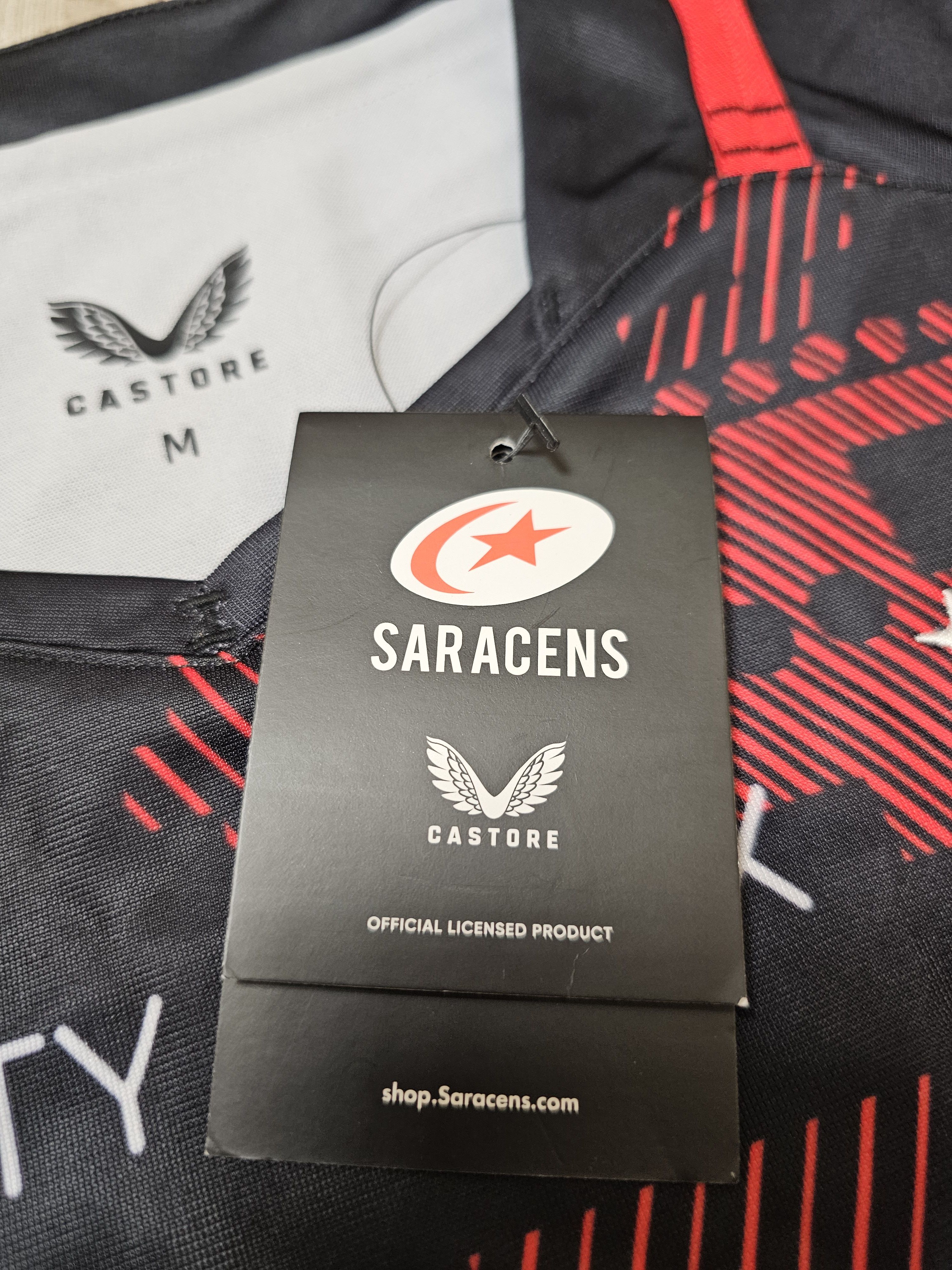 Other SARACENS JERSEY 2023 HOME RUGBY ENGLAND RUGBY UNION JERSEY Size US M / EU 48-50 / 2 - 5 Thumbnail