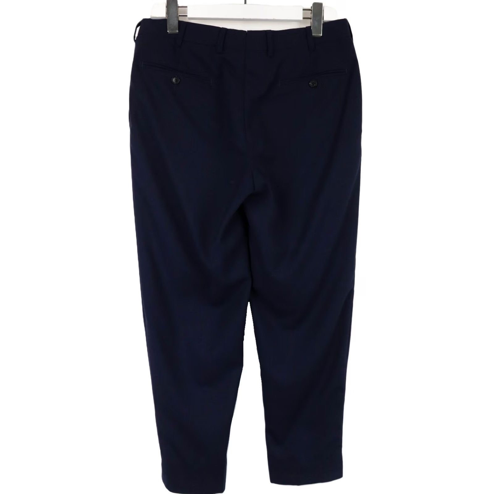 Suitsupply SUITSUPPLY Brescia Trousers Men's UK 32 Navy Blue Pleated Zip Fly Pure Wool Size US 32 / EU 48 - 2 Thumbnail