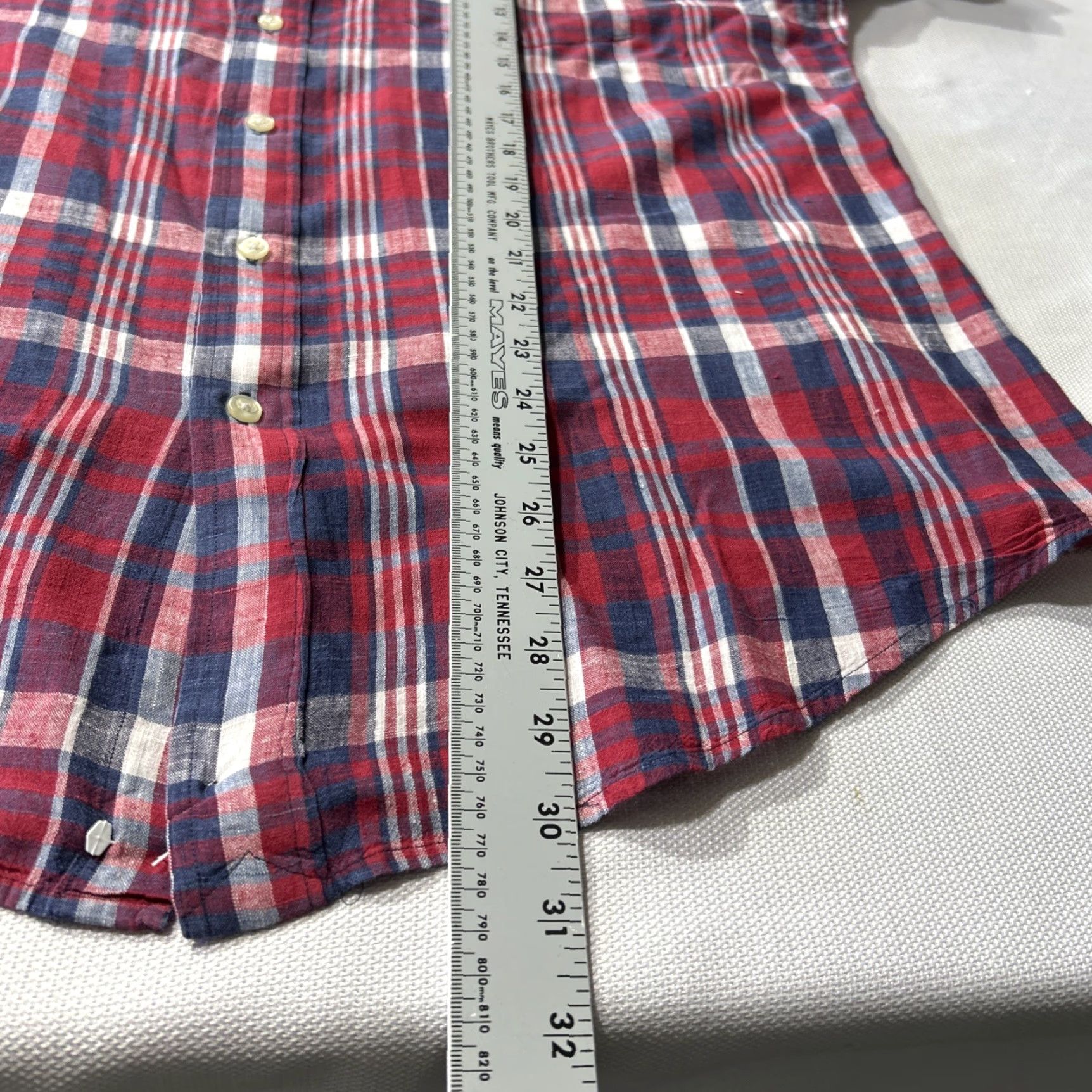 Polo Ralph Lauren Polo Ralph Lauren Shirt Mens Sz L Red Plaid Bleeding Madras Woven Button Down Size US L / EU 52-54 / 3 - 5 Thumbnail