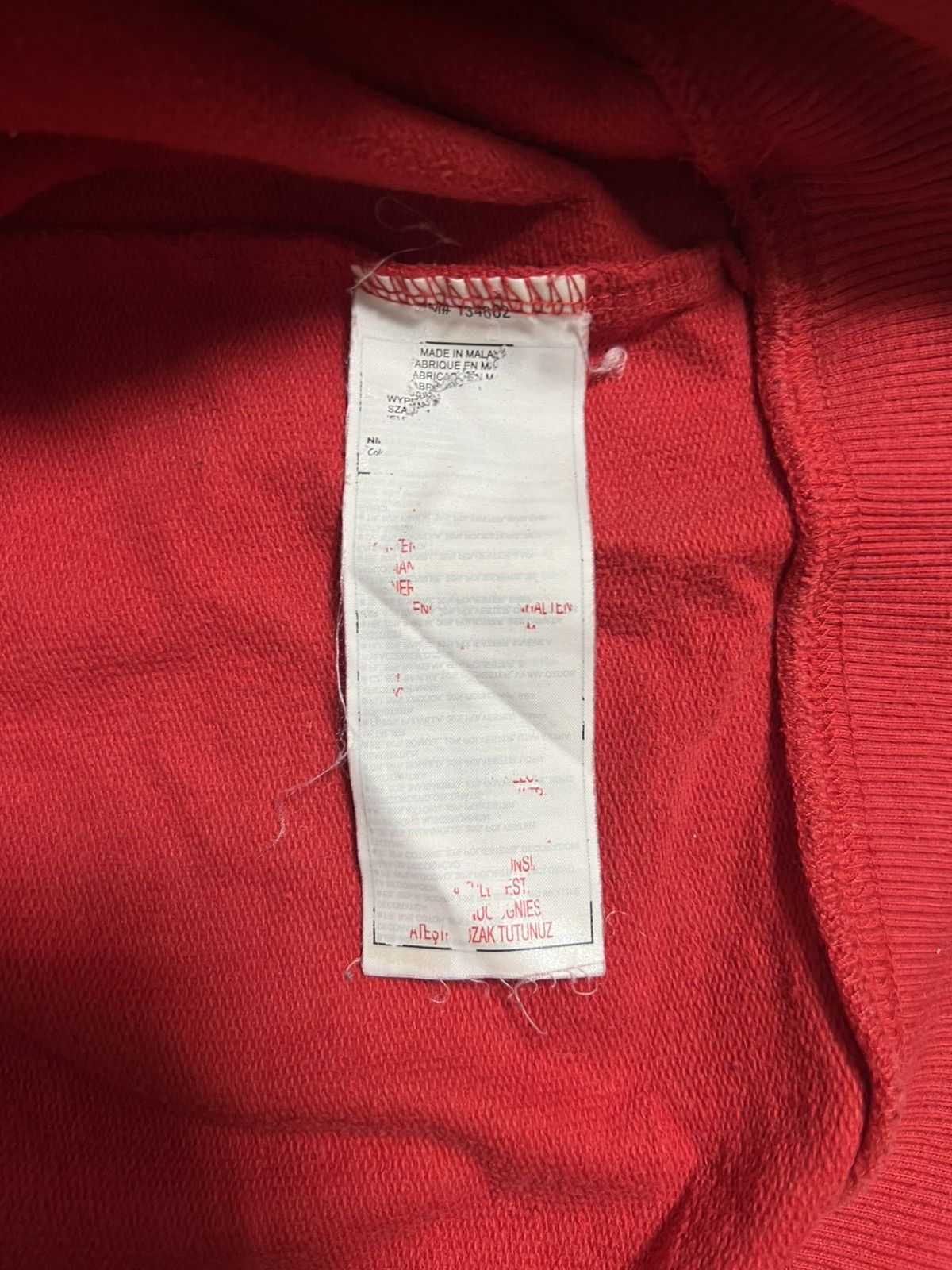 Vintage NIKE Y2K Vintage Drill Big Logo Crewneck Sweatshirt Size US L / EU 52-54 / 3 - 10 Thumbnail