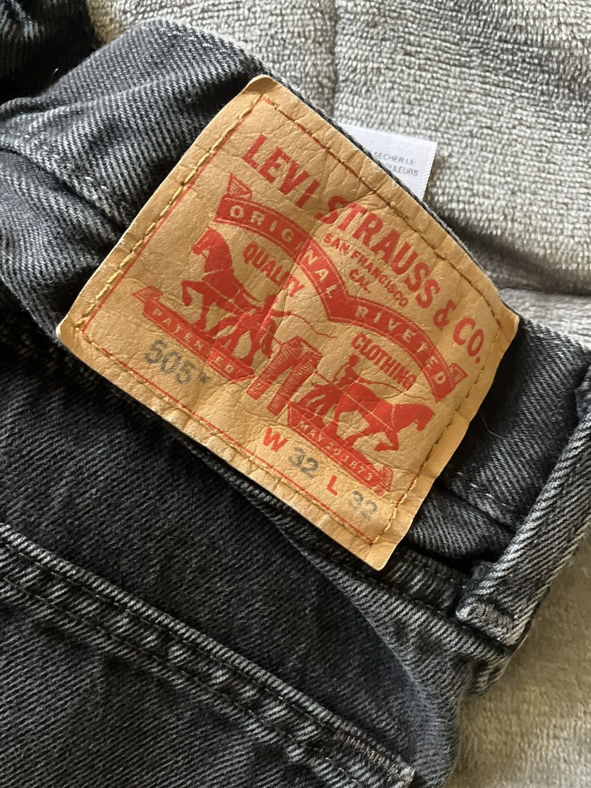 Levi's Black Denim Levi Jeans Size US 32 / EU 48 - 3 Thumbnail
