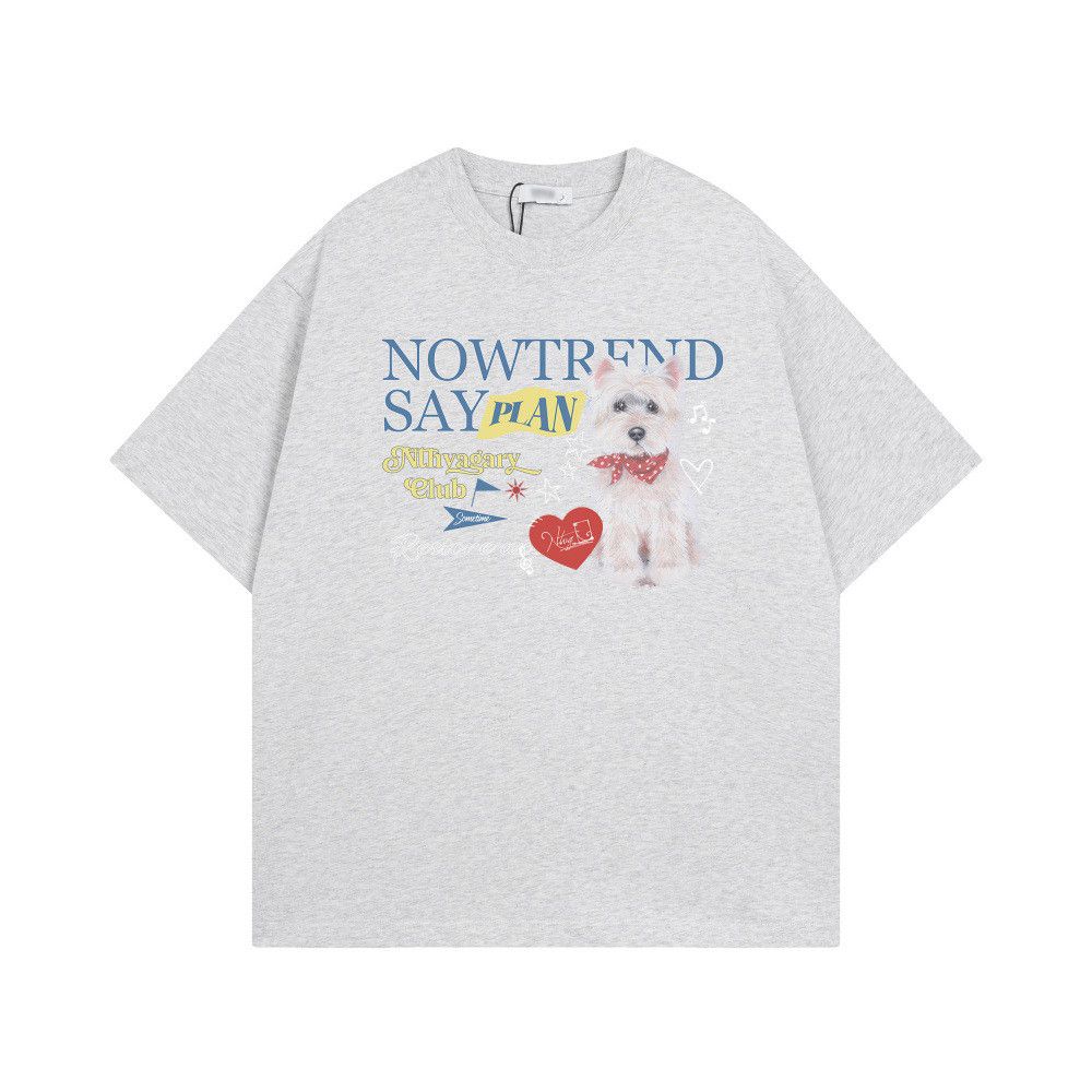 Japanese Brand Casual Loose-fitting Animal Puppy Print T-shirt Size US M / EU 48-50 / 2 - 2 Thumbnail