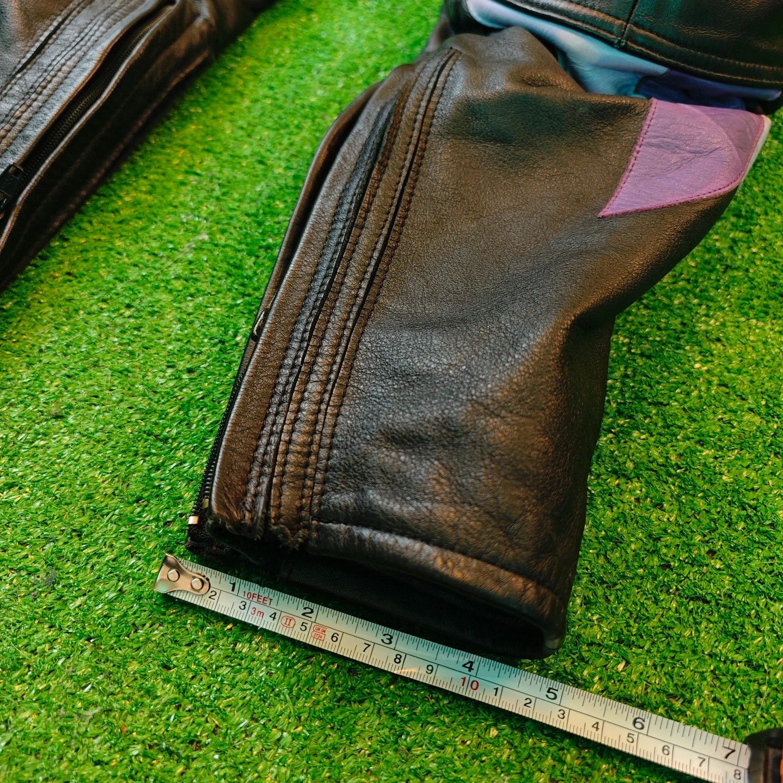 Other Ixs Leather Pants Mens 34 black moto rider bike 90s Size US 34 / EU 50 - 10 Thumbnail