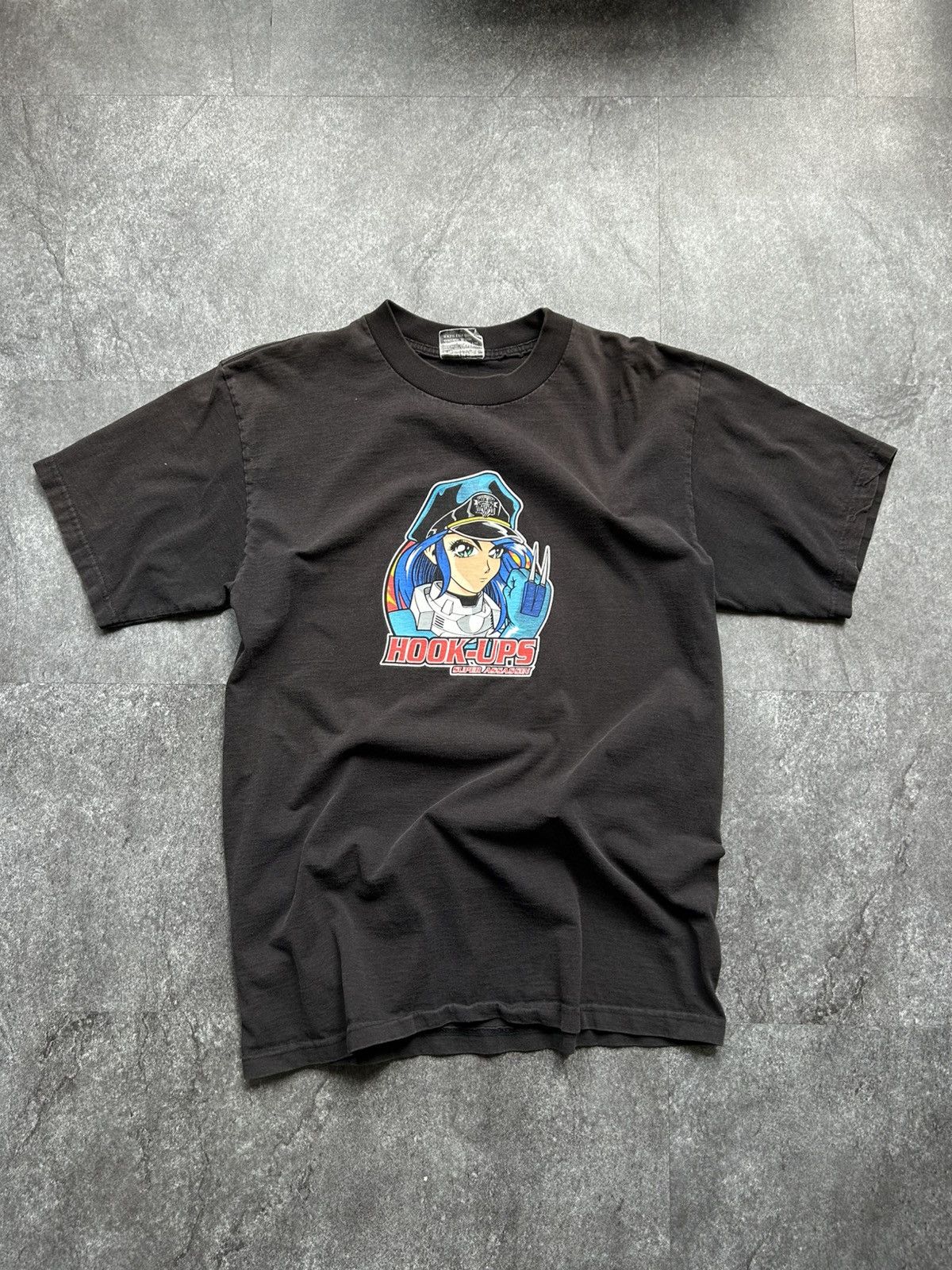 Hook-Ups Vintage 1990s Hook Ups Super Assassin Skate Tee GRAIL Size US L / EU 52-54 / 3 - 1 Thumbnail