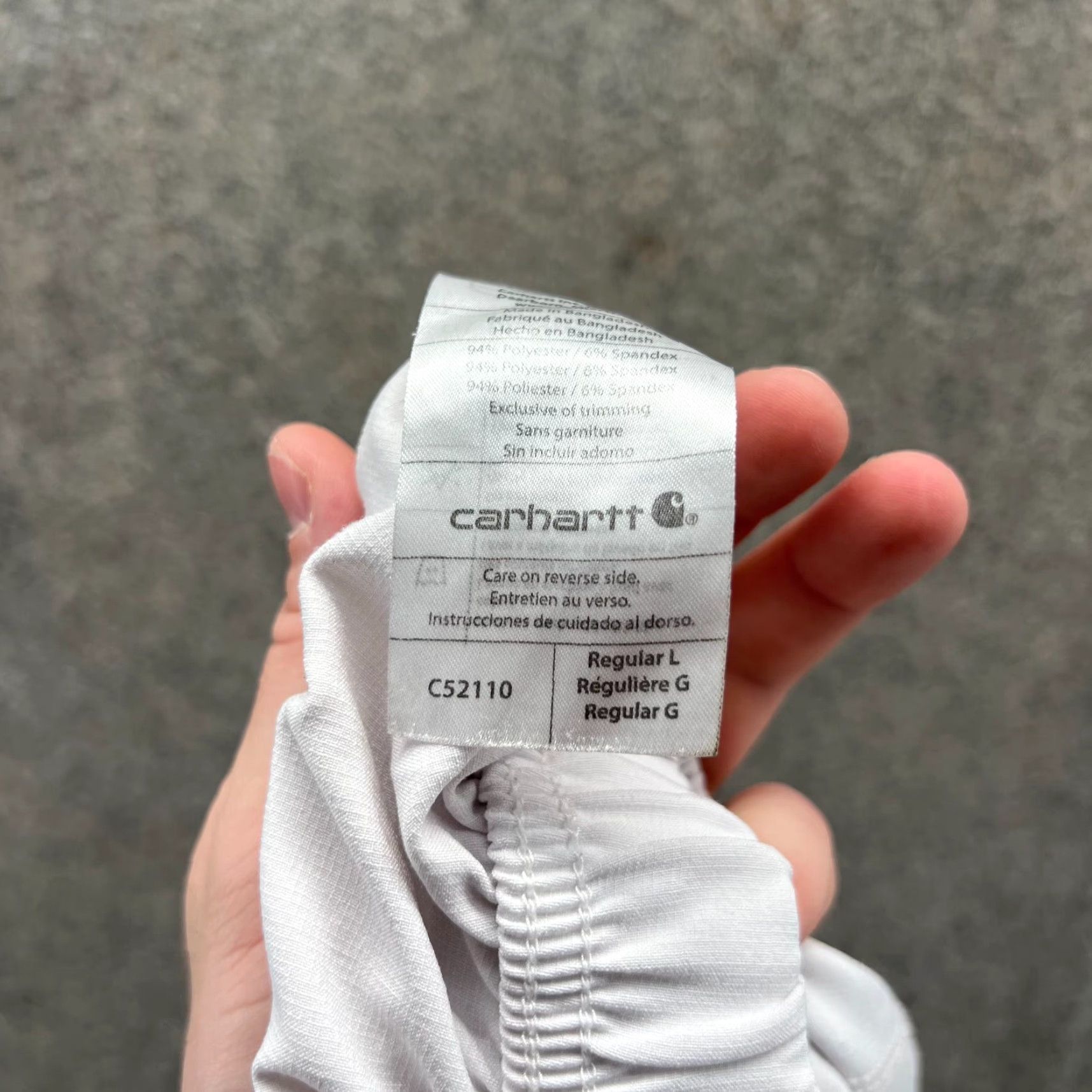 Carhartt Carhartt Scrub Pants Womens Large White Bootcut Medical C52110 Force Cross-Flex Size 36" / US 14 / IT 50 - 3 Thumbnail