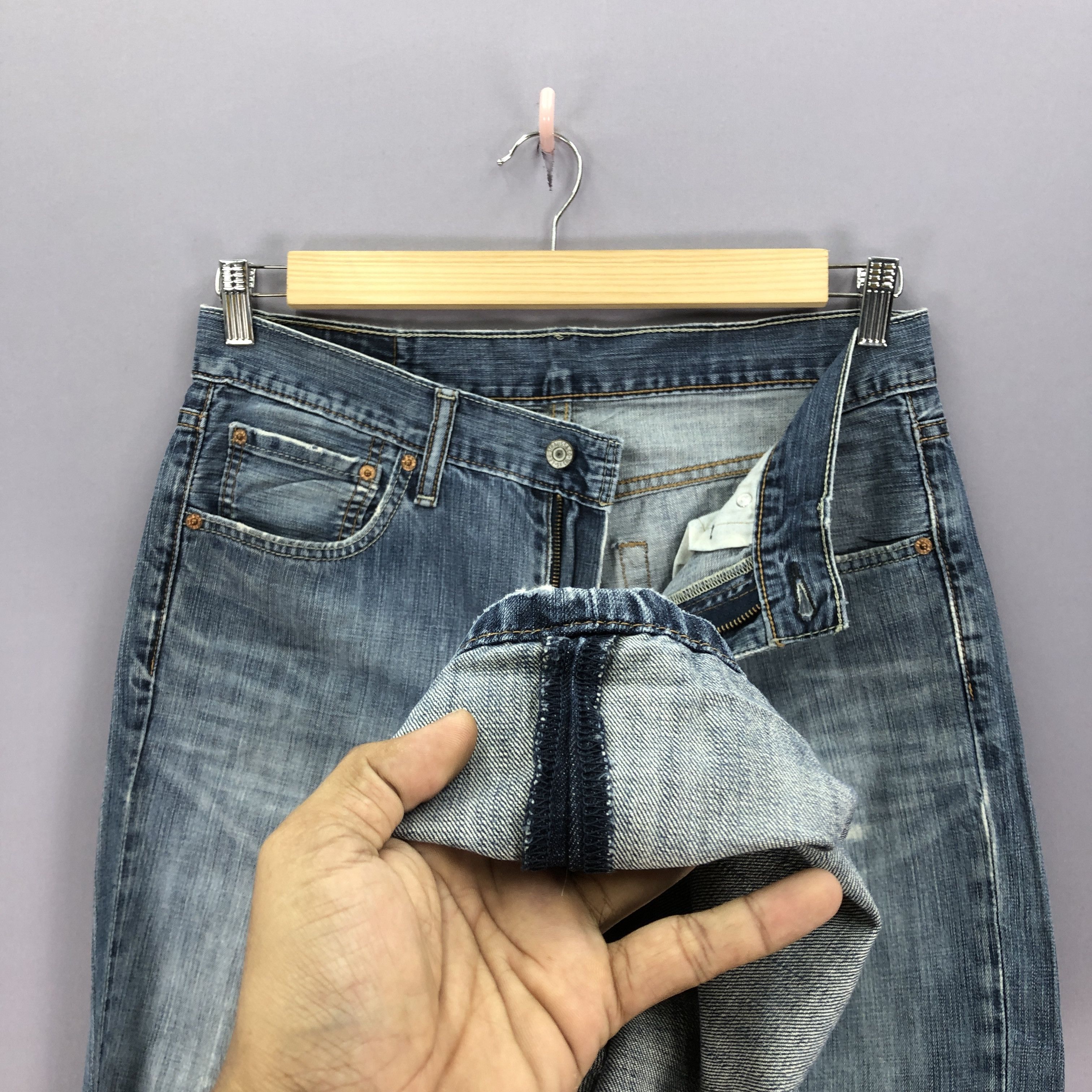 Levi's × Vintage Vintage Y2K Levis Flare Jeans Wide Leg Levi's Boot Cut Denim Size US 32 / EU 48 - 8 Thumbnail