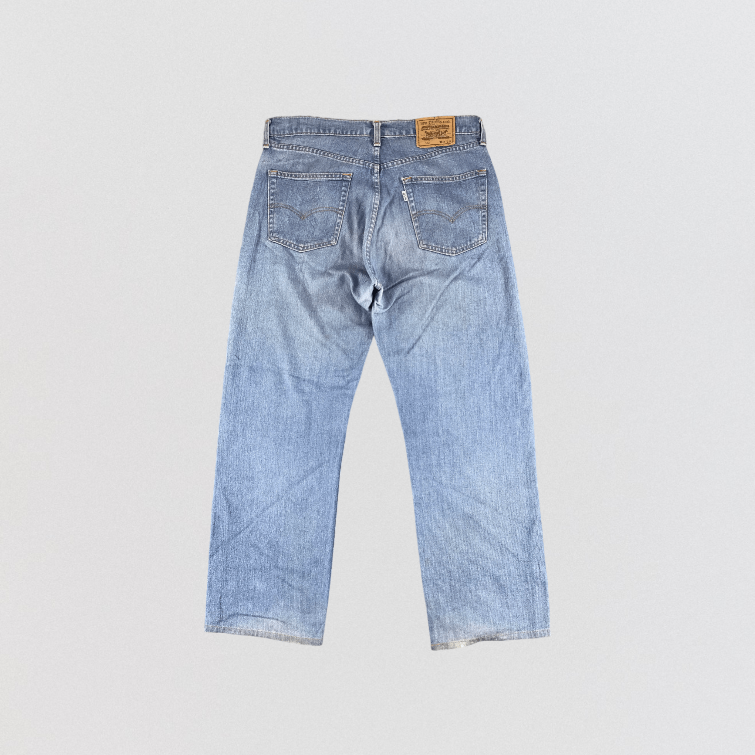 Levi's × Vintage Vintage Levis 512 Silver Tab Jeans-JM595 Size US 35 - 3 Thumbnail