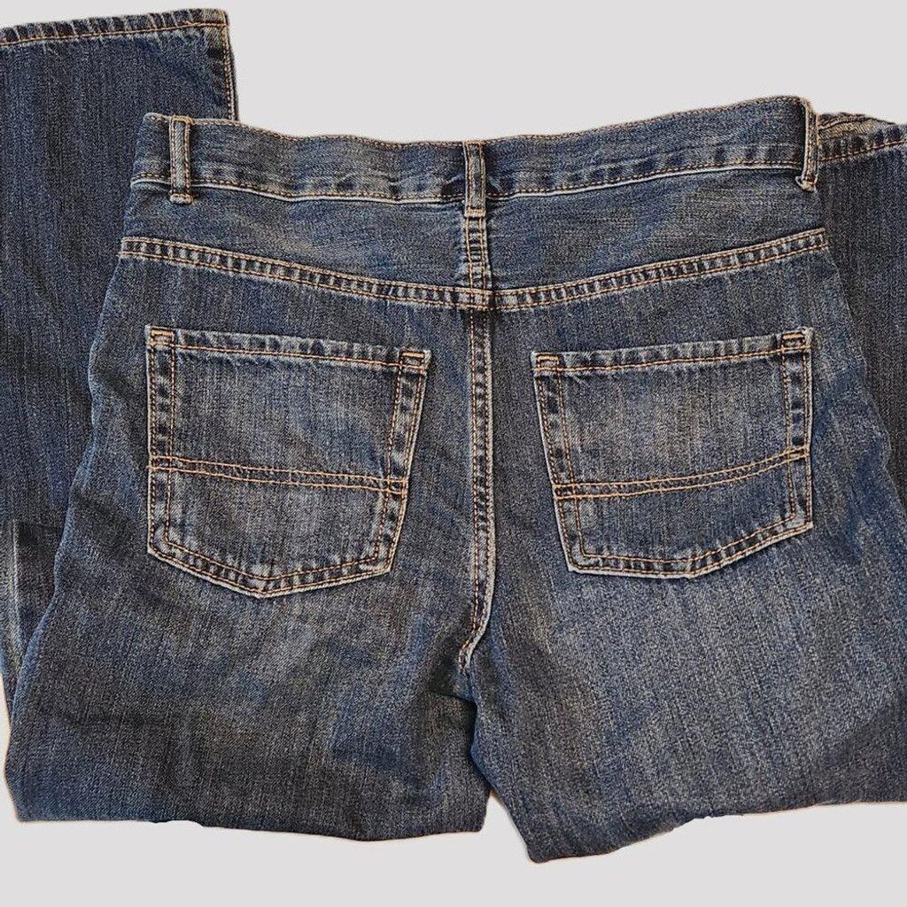 Designer Children's Place Size 14 Jeans Blue Bootcut 5 Pockets Size 36" / US 14 / IT 50 - 3 Thumbnail