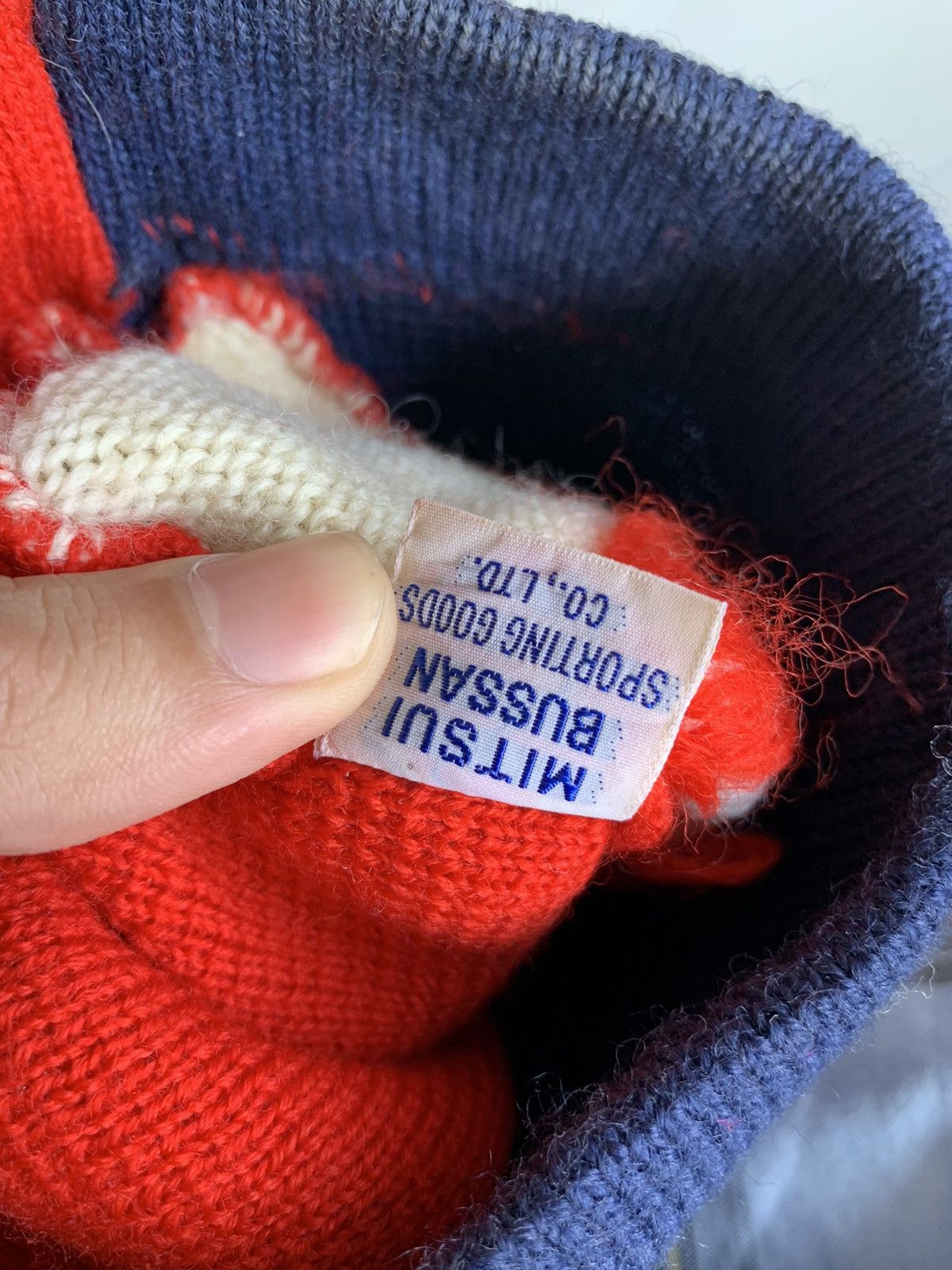 14th Addiction × Vintage VINTAGE KNIT WOOL MOHAWK STYKE RESSIGNOL WINTER BEANIE HATS Size ONE SIZE - 11 Thumbnail