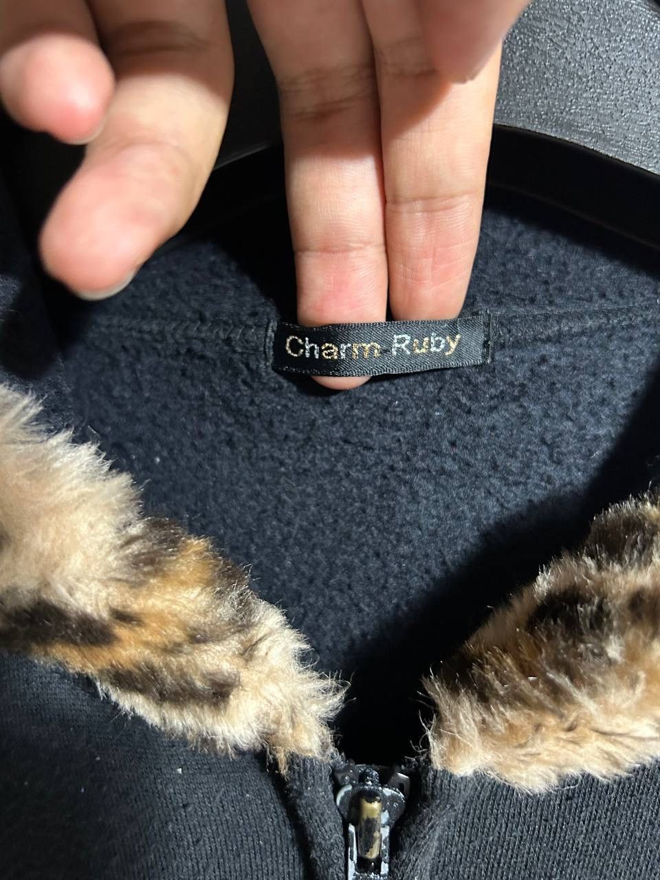 Other LGB Style Faux Fur Charm Ruby “Love” Hoodie Size US M / EU 48-50 / 2 - 7 Thumbnail
