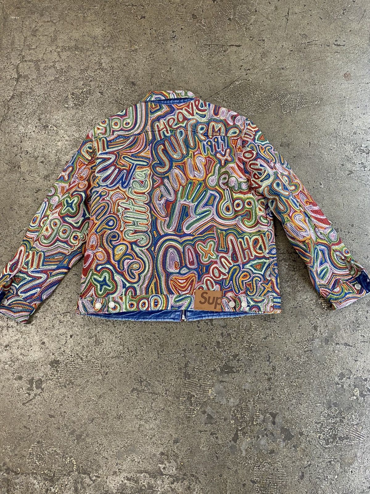 ジャケット・アウター Supreme Chainstitch Denim Jacket M Supreme Chainstitch Denim Jacket Multicolor Men's - SS22 - US
