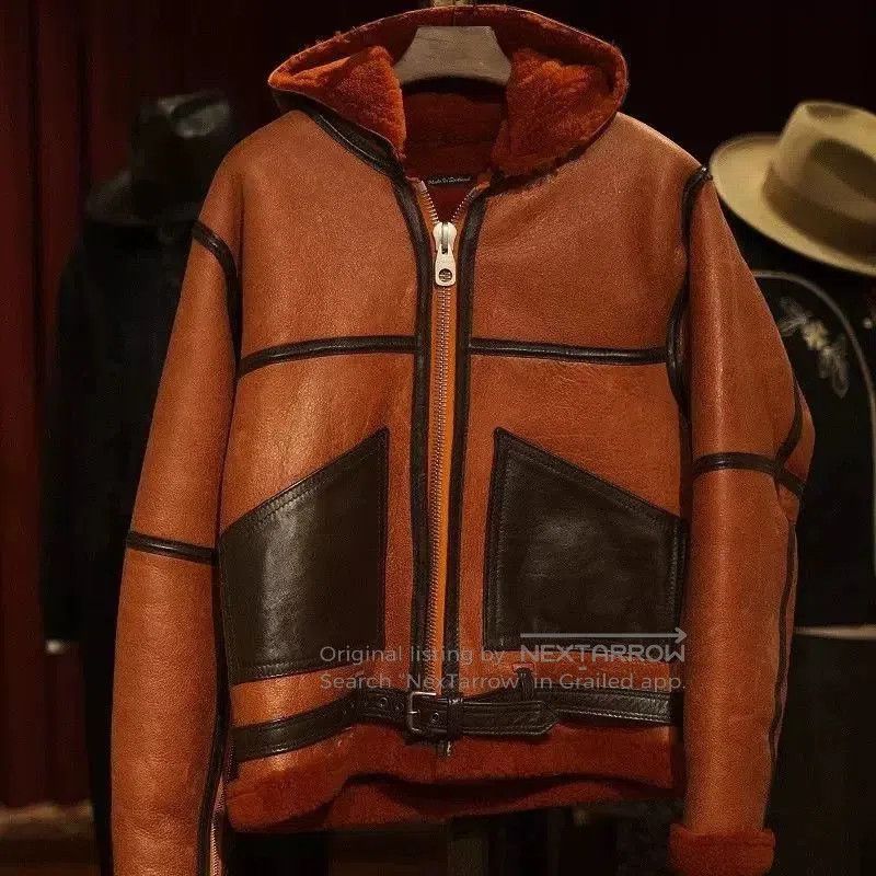 Nigel Cabourn Nigel Cabourn Sheepskin Shearling Flight Jacket. Size US S / EU 44-46 / 1 - 1 Thumbnail