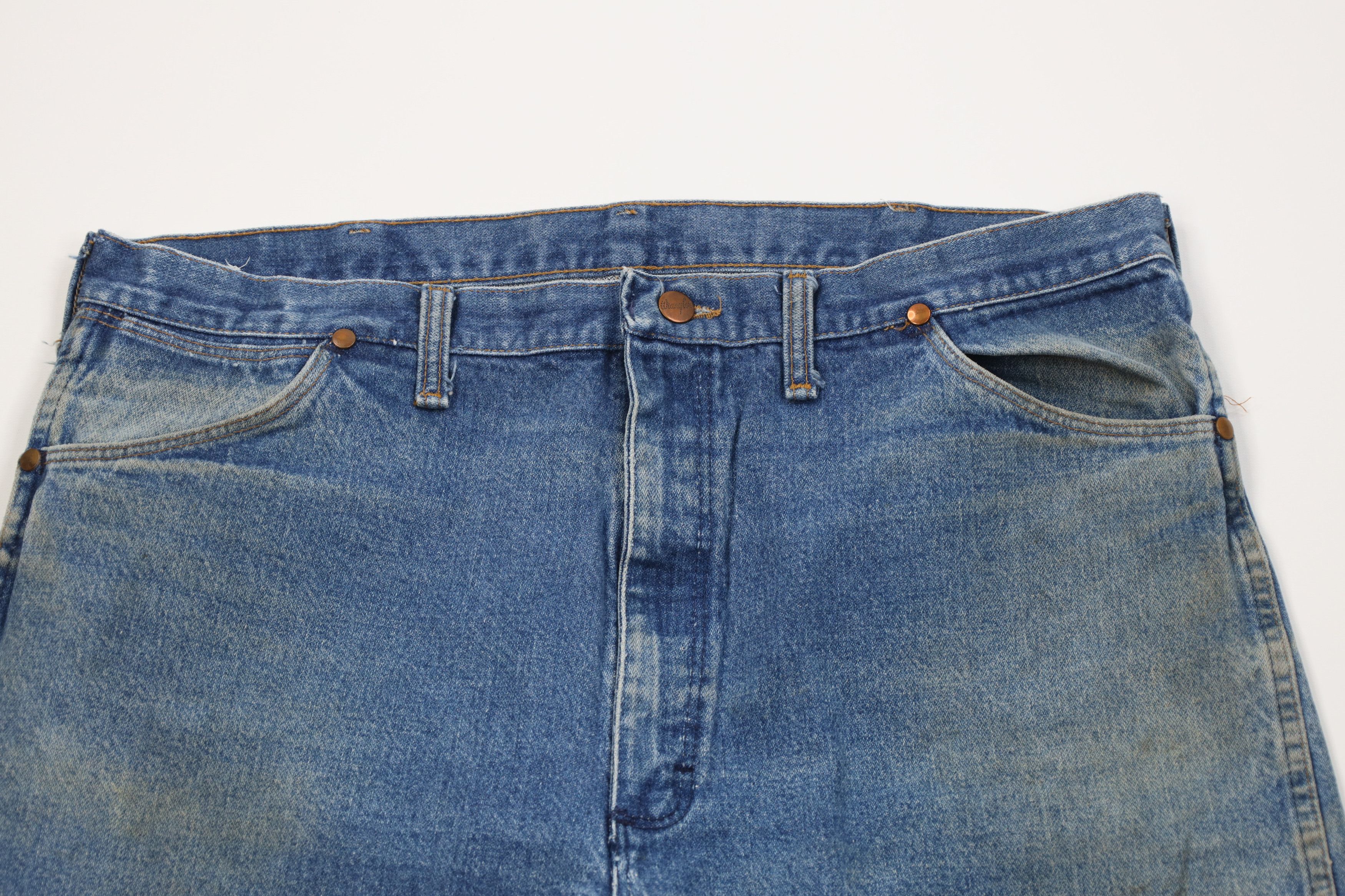 Wrangler Vintage 70s 80s Wrangler Flare Bootcut Western Jeans USA Size US 40 / EU 56 - 2 Thumbnail
