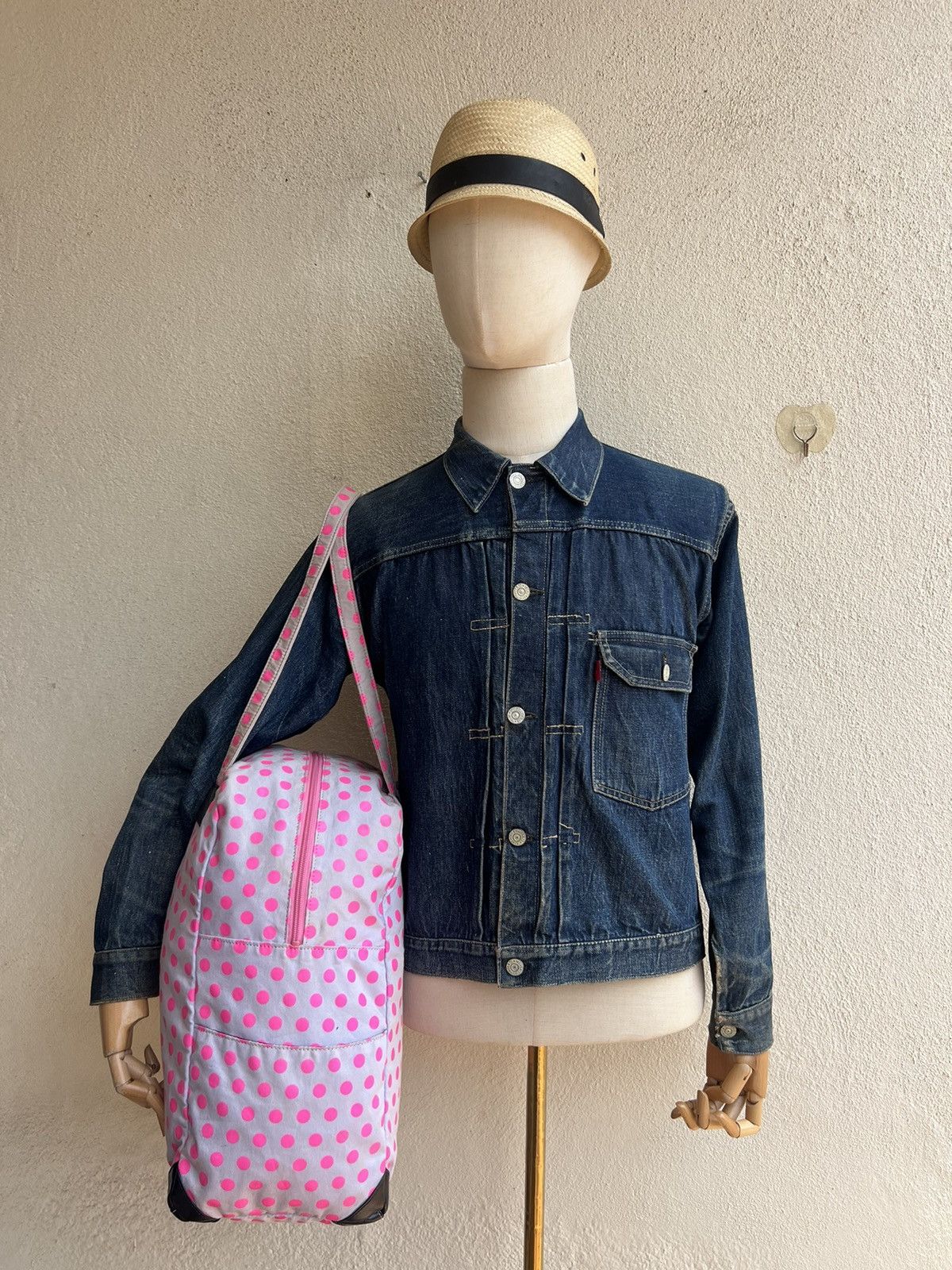 20471120 Milk Boy Japan Muddy Pink Polka Dot Bag Tote Size ONE SIZE - 2 Thumbnail