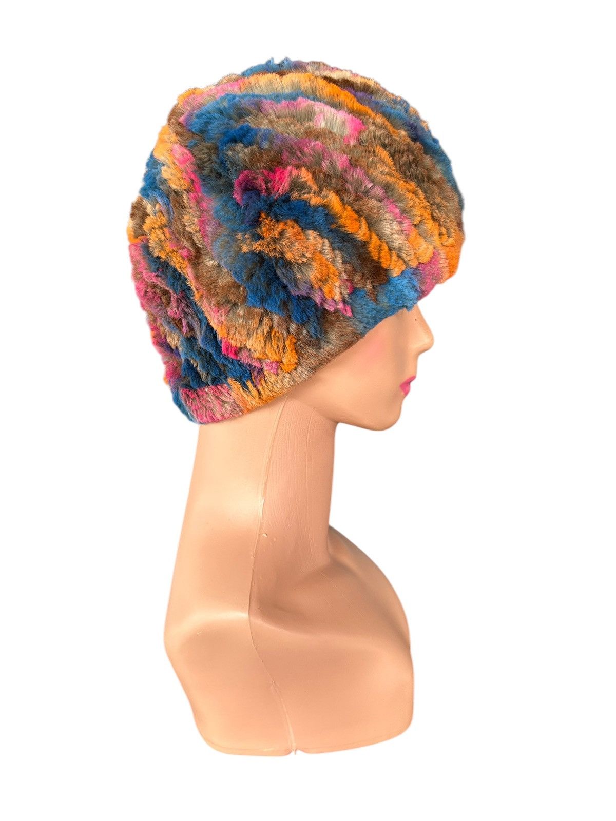Japanese Brand × Kapital × Vintage Japanes Punk Bondage Style Fur Beanie Hats Rare Size ONE SIZE - 5 Thumbnail