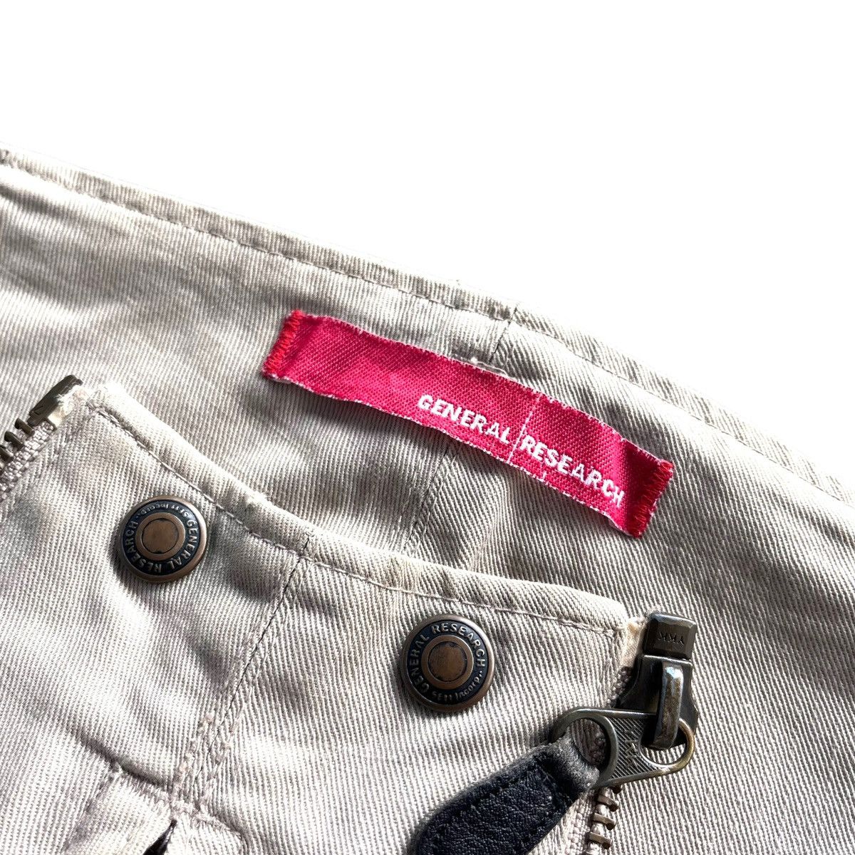 General Research Rare 1999 General Research Style 565 Front Zip Heavy Pants Size US 31 - 9 Thumbnail