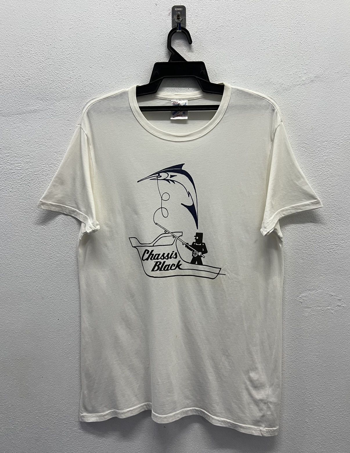 Vintage 70s VINTAGE WOODBURY CHASSIS BLACK MARLIN FISHING TEE SHIRT Size US M / EU 48-50 / 2 - 1 Thumbnail