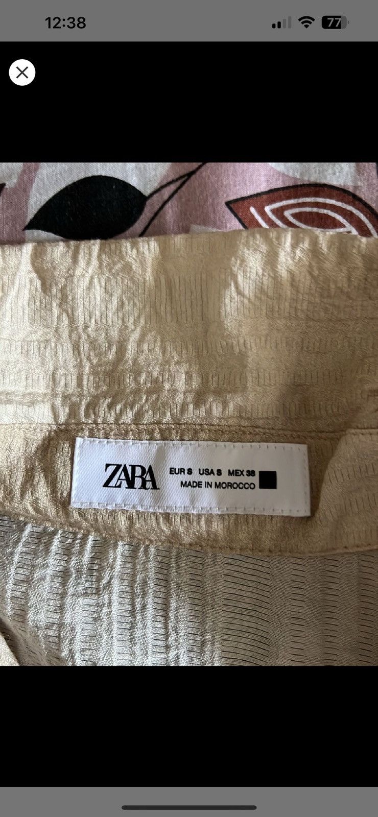 Zara Zara Shit Short Sleeves Size US S / EU 44-46 / 1 - 2 Thumbnail