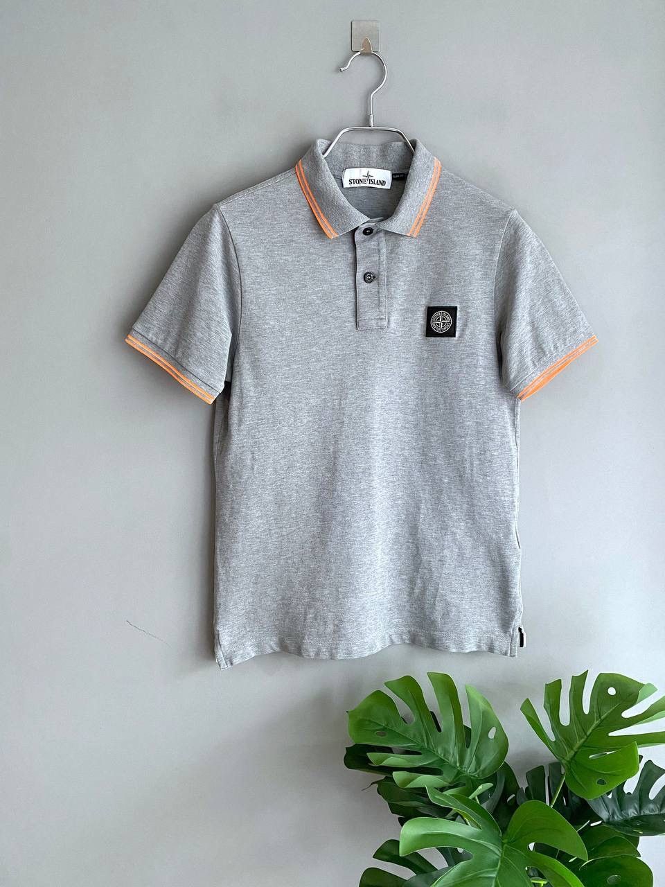 Stone Island Patch Program Men's Slim Fit Polo T-Shirt, S