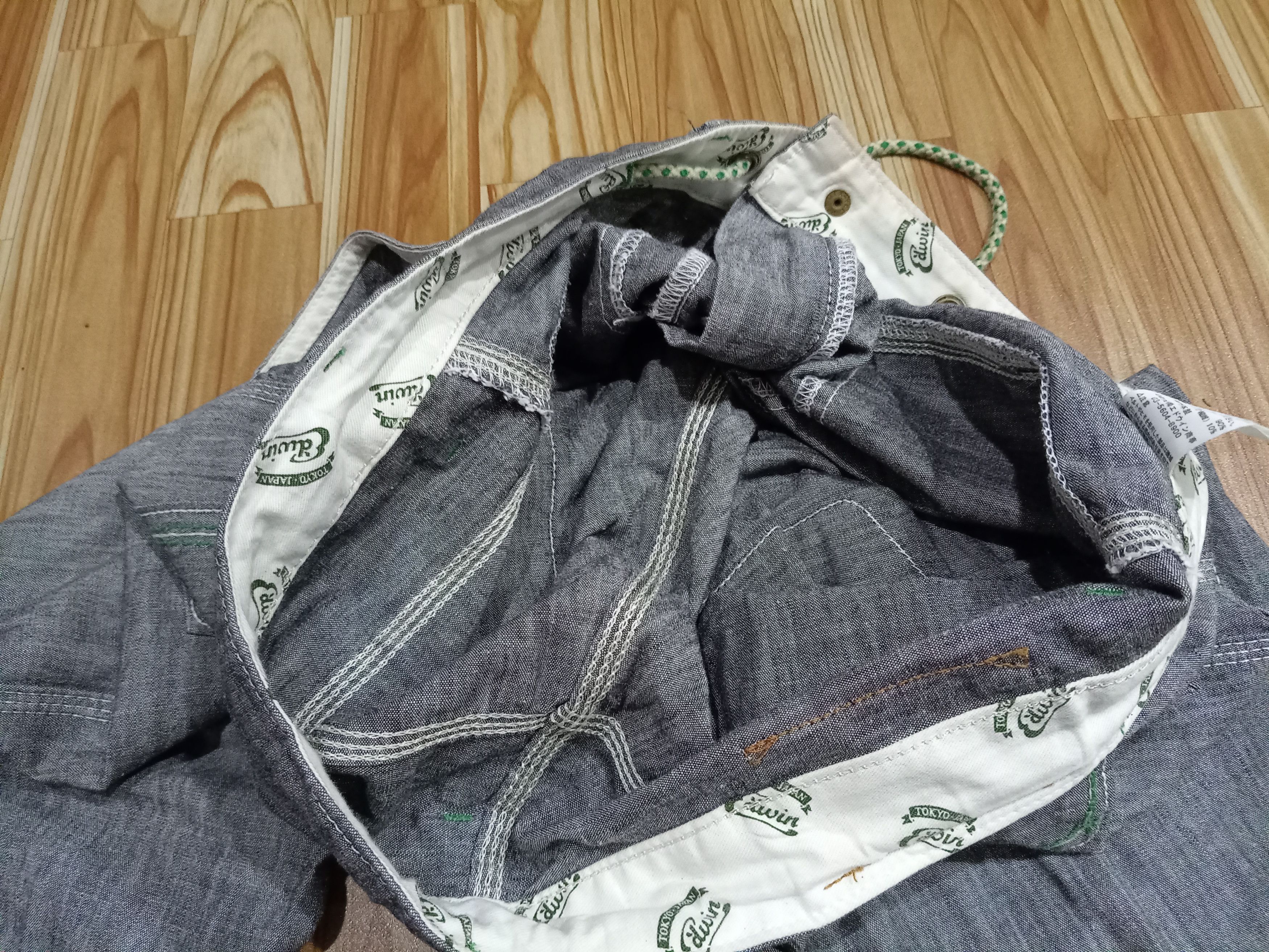Edwin × Japanese Brand Made In Japan Edwin Banana Fiber Drawstring Pants Size US 34 / EU 50 - 10 Thumbnail