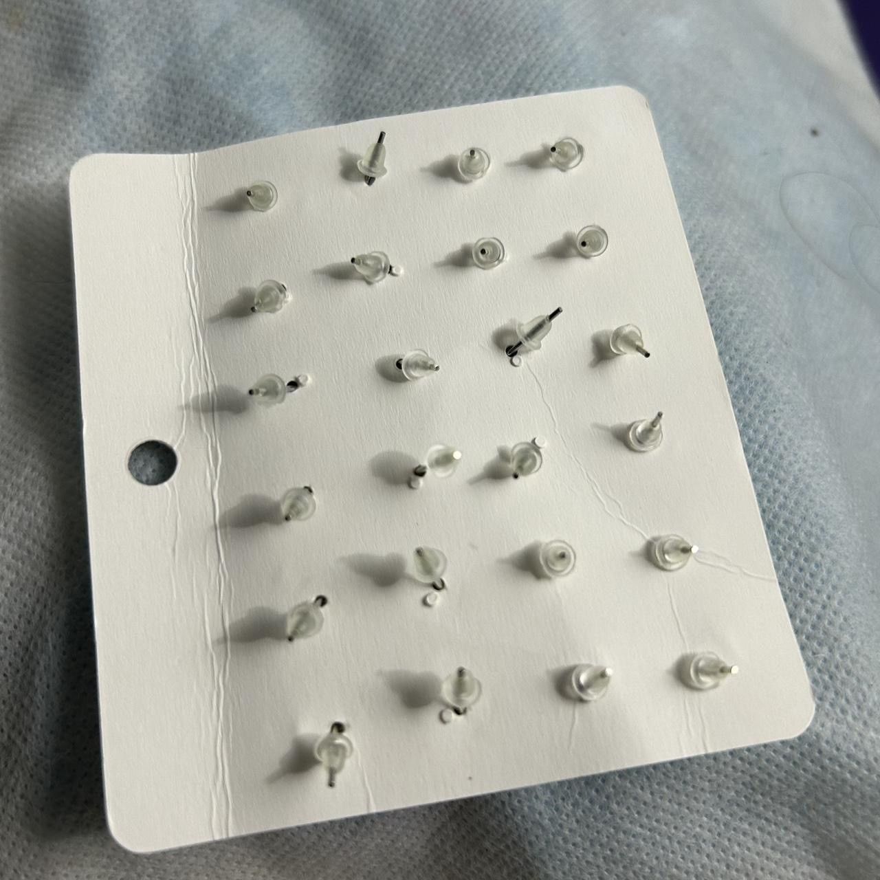 Jewelry 12 Pairs Zircon Stud Earrings - ERG Size ONE SIZE - 4 Thumbnail