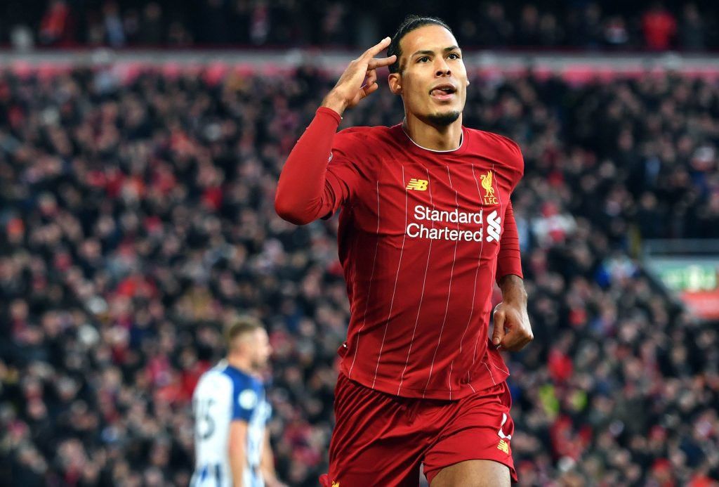 New Balance Liverpool 2019/20 Virgil Van Dijk Long Sleeve Home Jersey Size US S / EU 44-46 / 1 - 2 Thumbnail