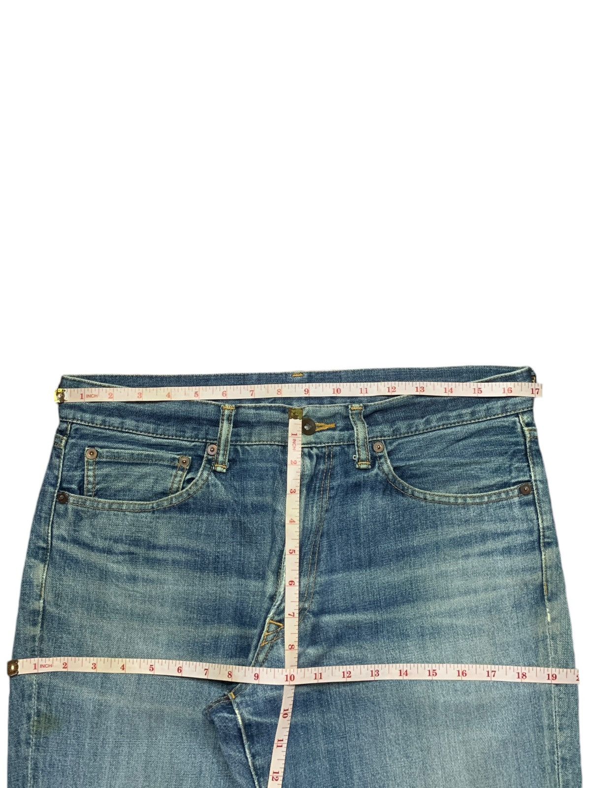Japanese Brand SALES🔥Vintage Japanese Mud Wash Distressed Baggy Jeans Size US 34 / EU 50 - 12 Thumbnail