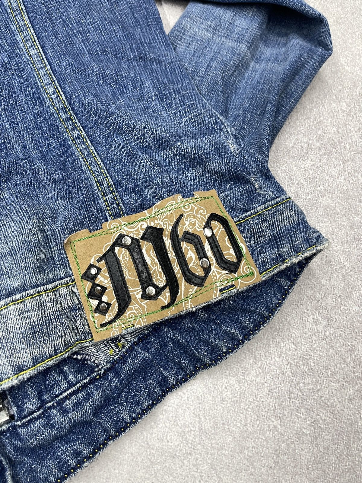 Miss Sixty Vintage Miss Sixty Denim Jacket Zip Up Biker Style Blue Y2K Size XL / US 12-14 / IT 48-50 - 8 Thumbnail