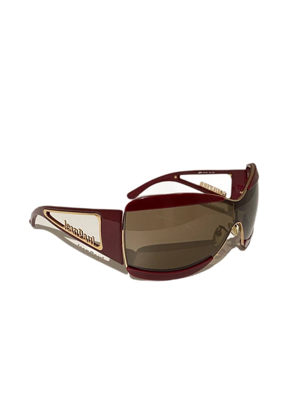Jean Paul Gaultier Jean Paul Gaultier JPG Logo Mask Oversized Sunglasses Y2K Size ONE SIZE - 1 Thumbnail