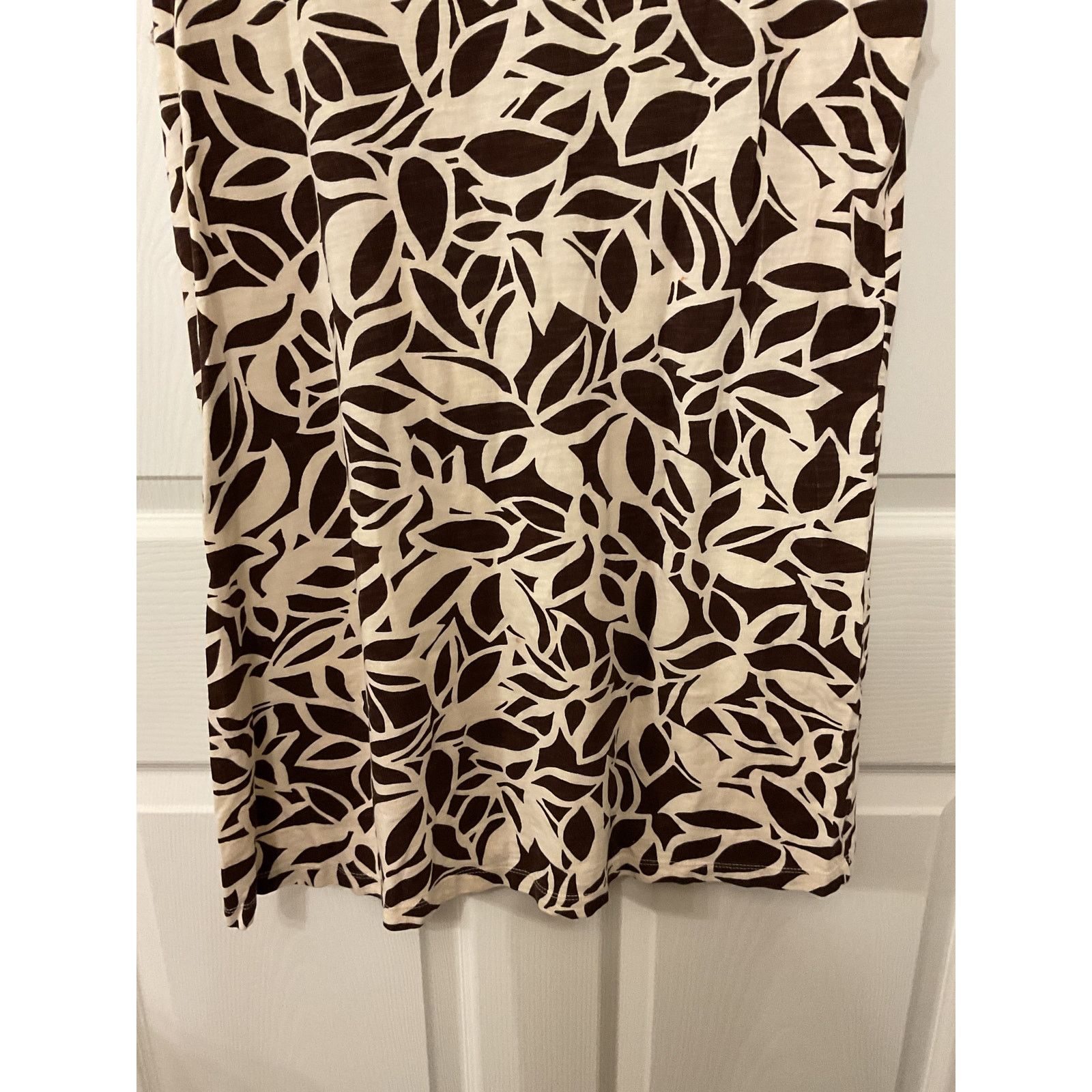Sanctuary Sanctuary Carry on Cotton T-Shirt Dress Chocolate Stencil, L Size L / US 10 / IT 46 - 6 Thumbnail