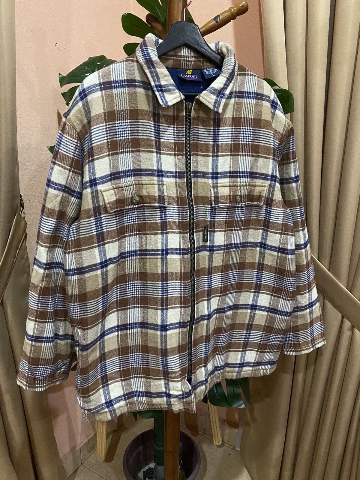 Other VINTAGE US SPORT FLANEL JACKET Size US L / EU 52-54 / 3 - 5 Thumbnail