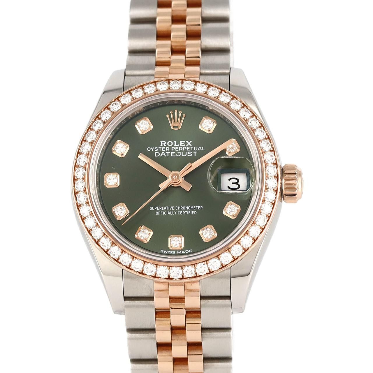 Rolex Rolex Rolex Datejust Stainless Steel Pink Gold Metal Automatic 279381RBR DUTY FREE for USA Size ONE SIZE - 1 Thumbnail