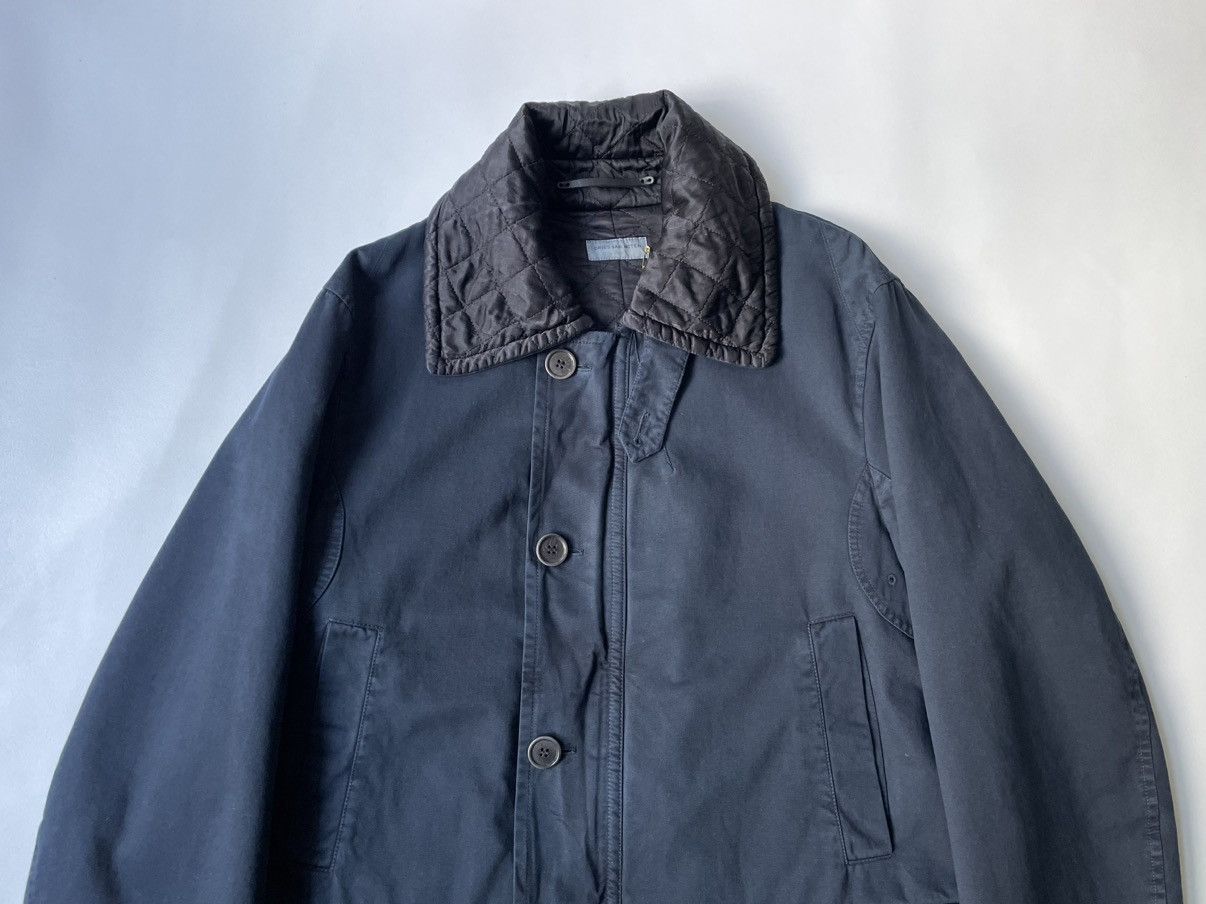 Dries Van Noten Quilted Collar Blue Utility Parka Size US L / EU 52-54 / 3 - 3 Thumbnail