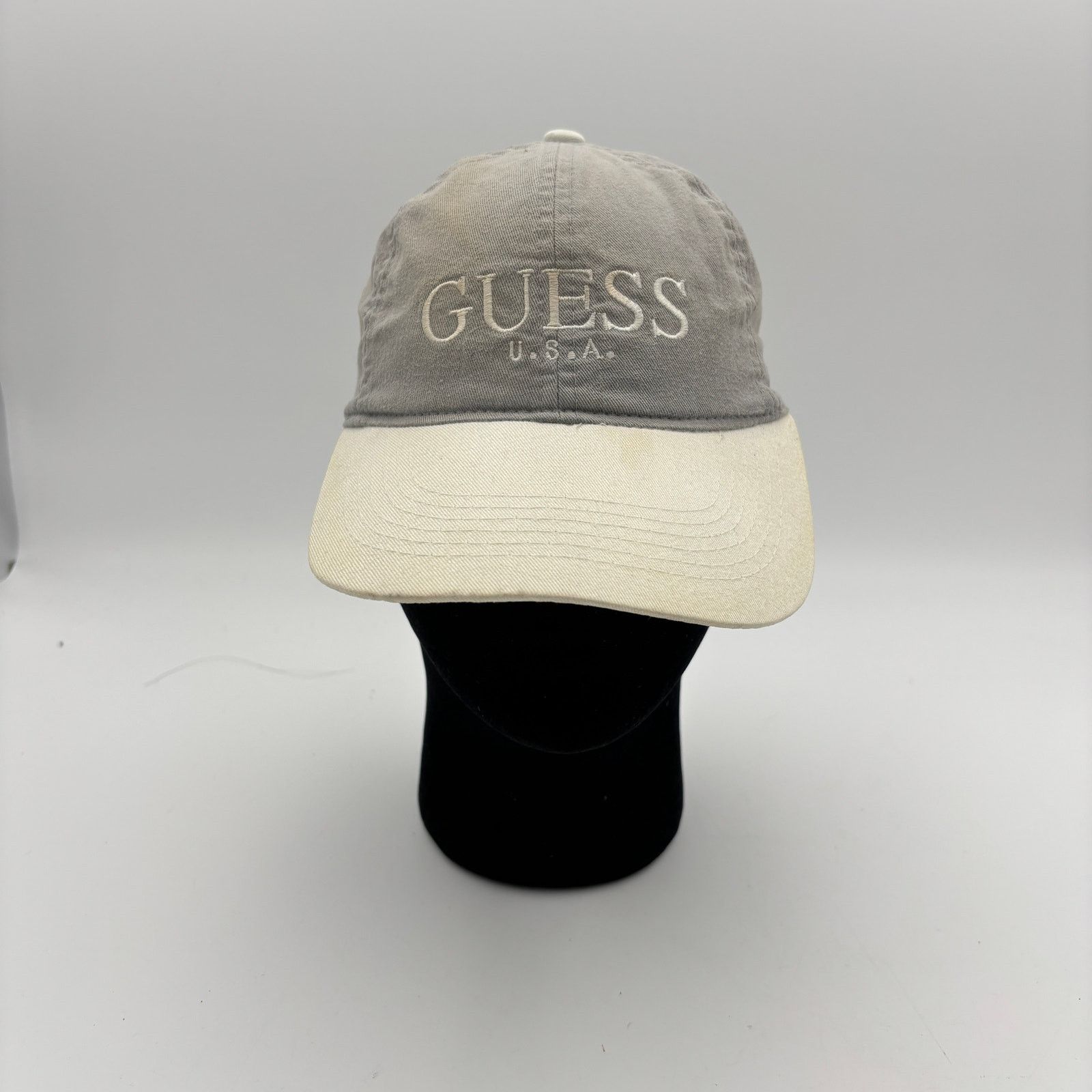 Guess Vintage Guess U.S.A Two Tone Snapback Baseball Cap Hat Size ONE SIZE - 2 Thumbnail