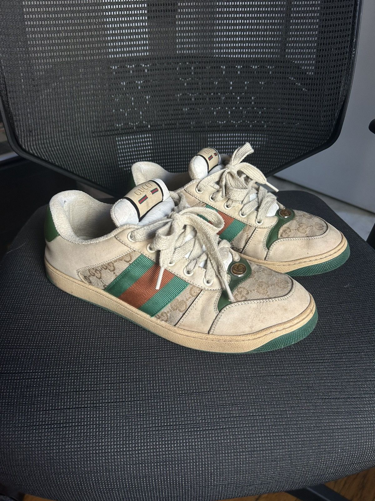 Gucci Gucci Screener Sneaker Trainer Size US 10 / EU 43 - 3 Thumbnail