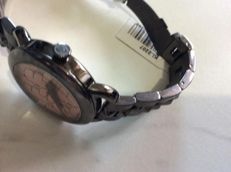 Karl Lagerfeld Karl Lagerfeld ladies cream dial black bracelet watch Size ONE SIZE - 6 Thumbnail