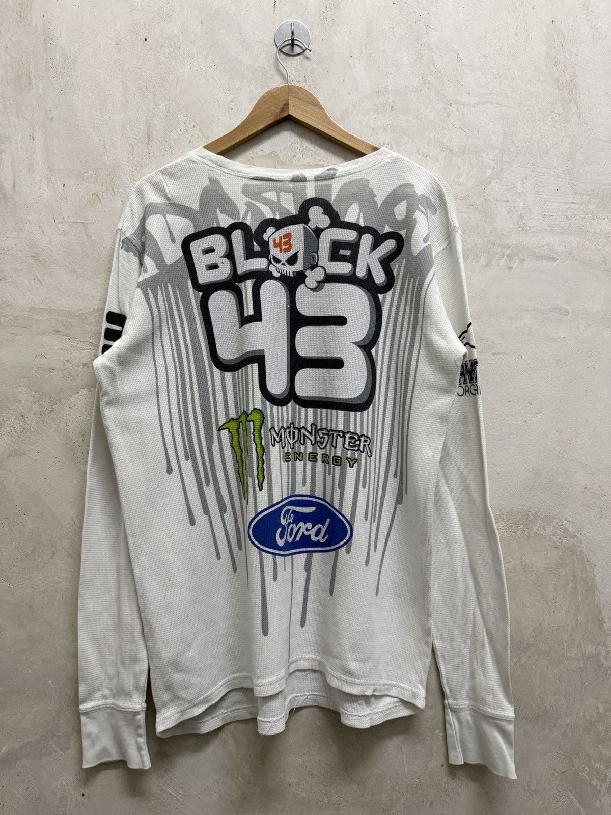 DC 2000s Dc Shoe x Ken Block 43 x Monster Energy Waffle LS Tees Size US M / EU 48-50 / 2 - 3 Thumbnail