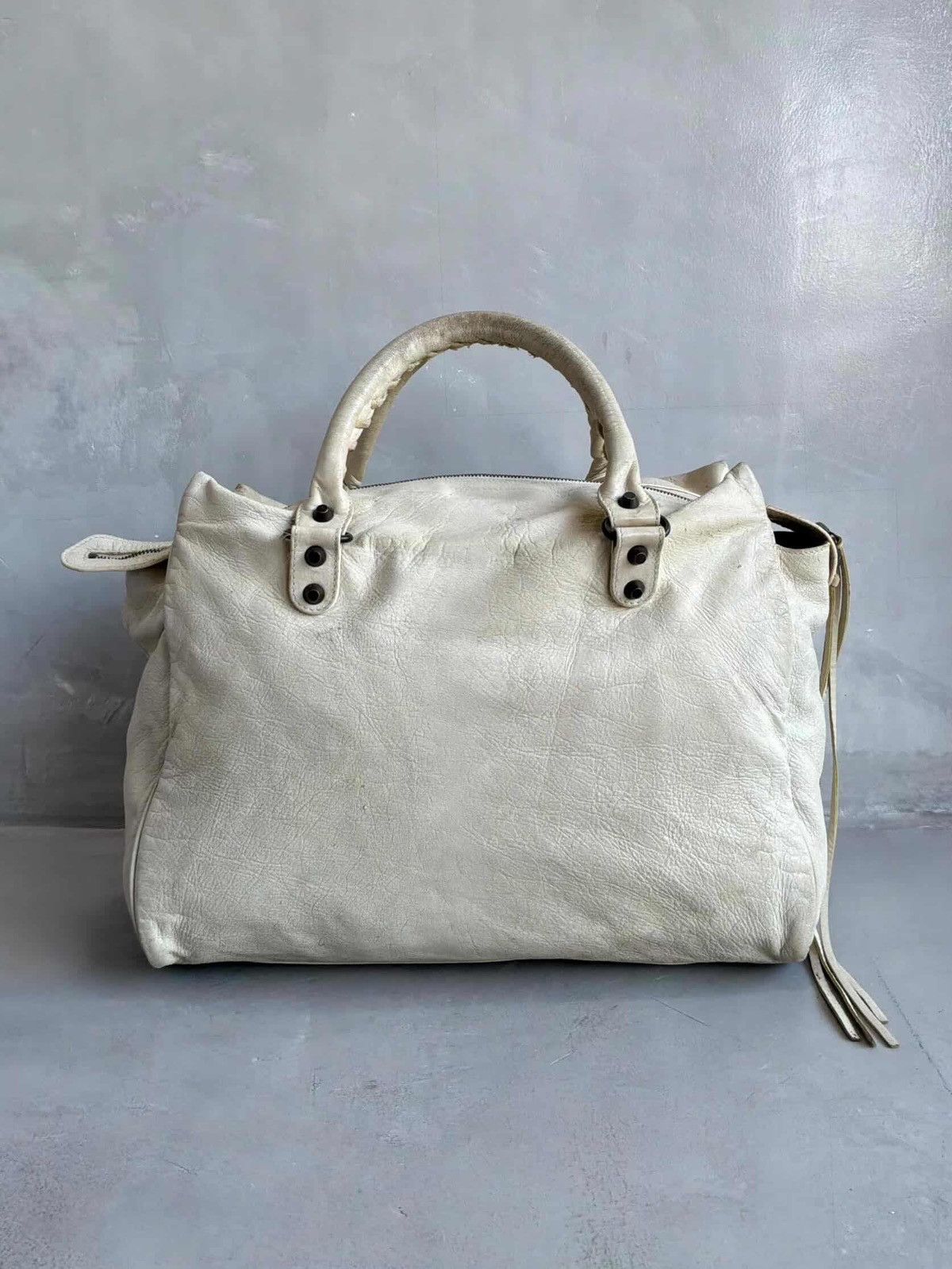 Balenciaga Balenciaga - Motorcycle ‘Midday’ Lambskin Leather Handbag Size ONE SIZE - 2 Thumbnail