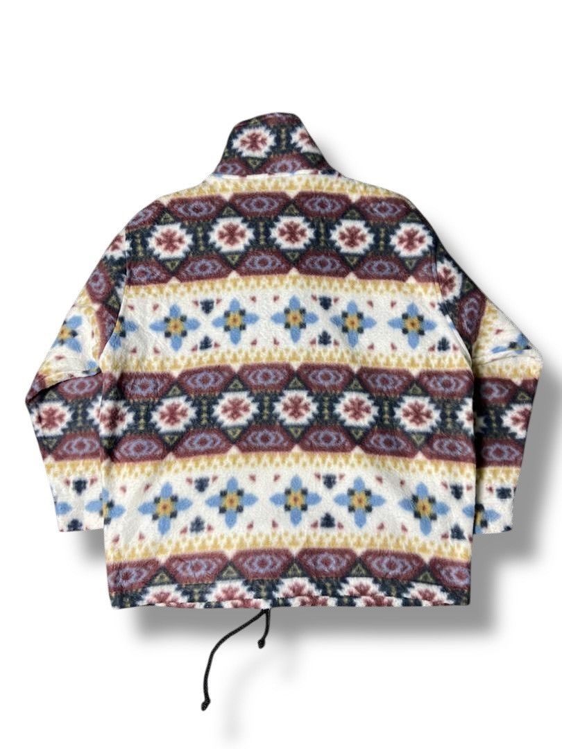 Japanese Brand Vintage Sun Body Half Zip Fleece Jacket (145) Size US M / EU 48-50 / 2 - 2 Thumbnail